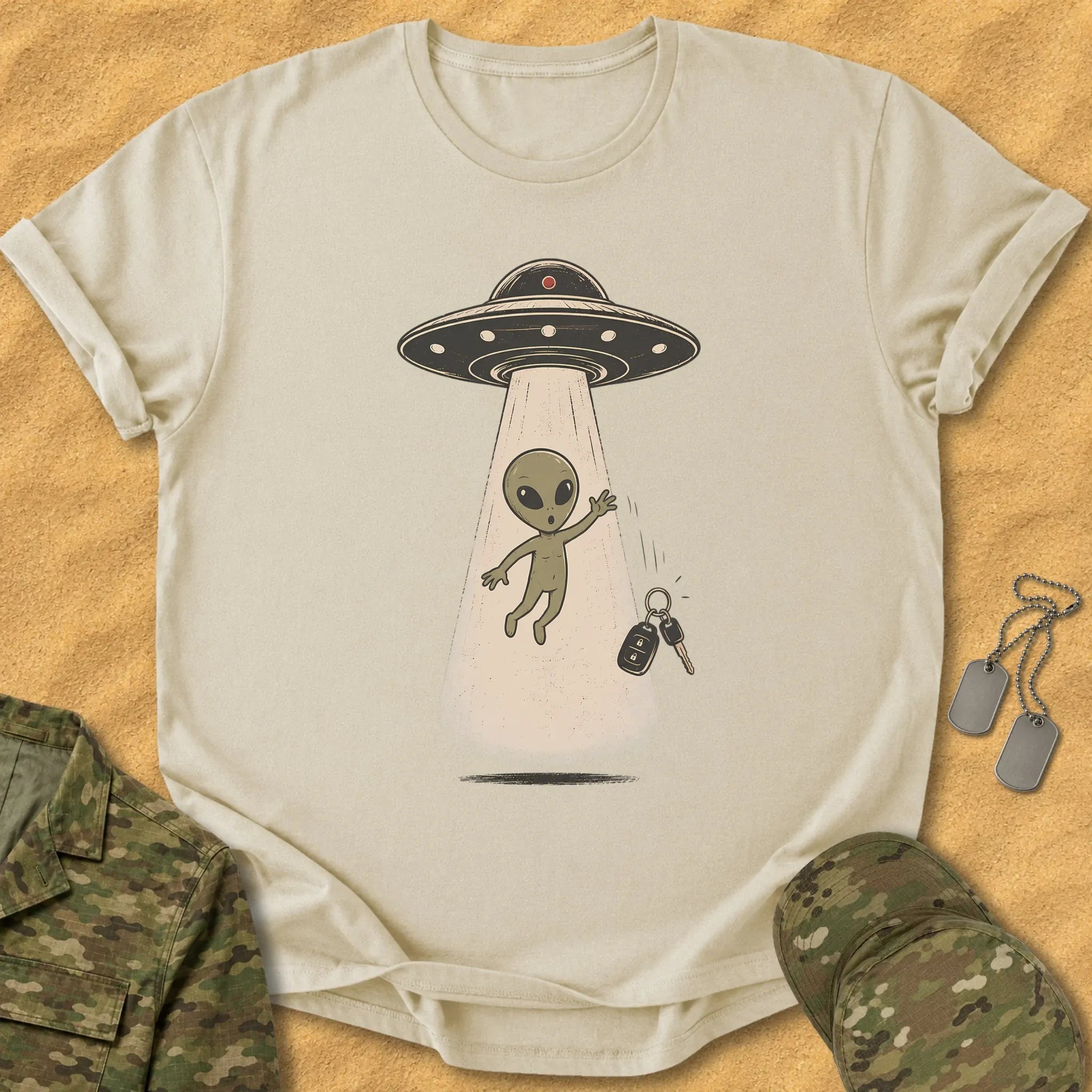 T-Shirt Alien Dropping Keys T-Shirt