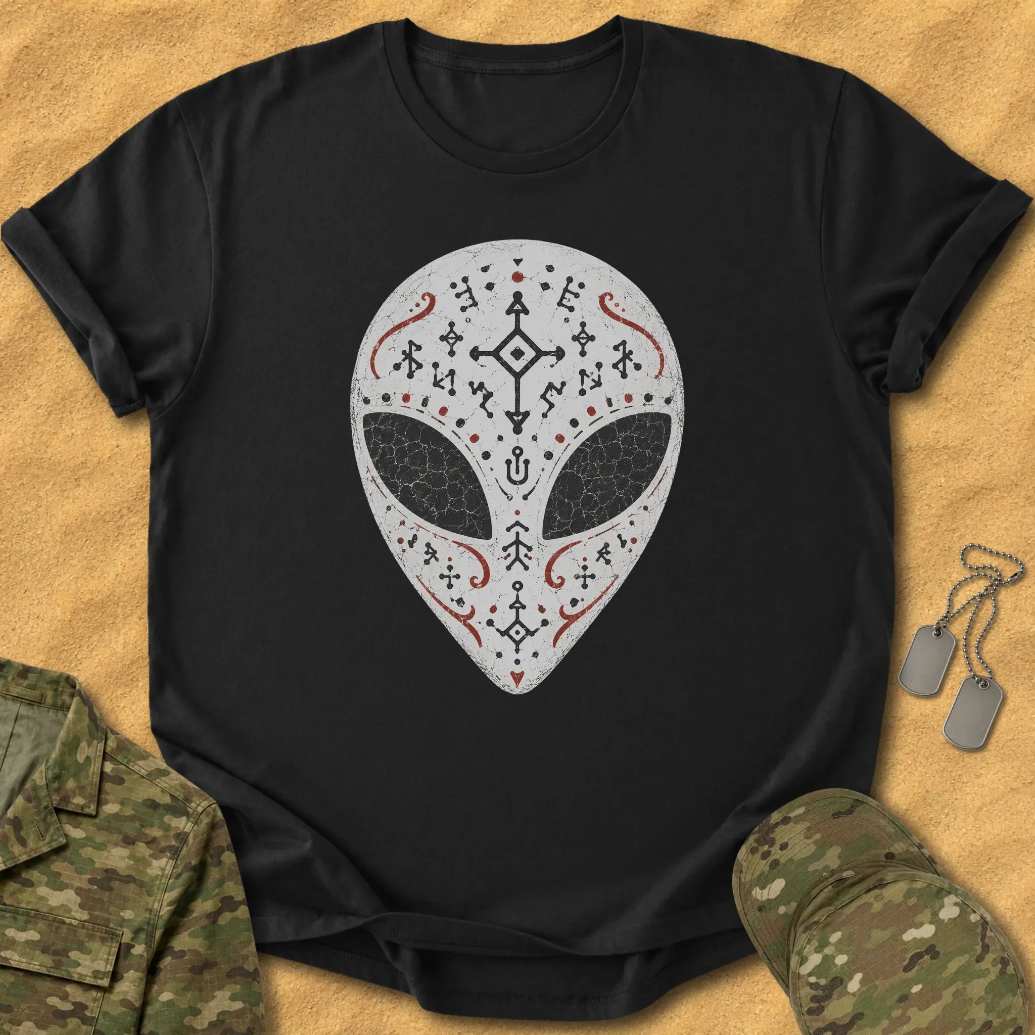 T-Shirt Alien Mask T-Shirt