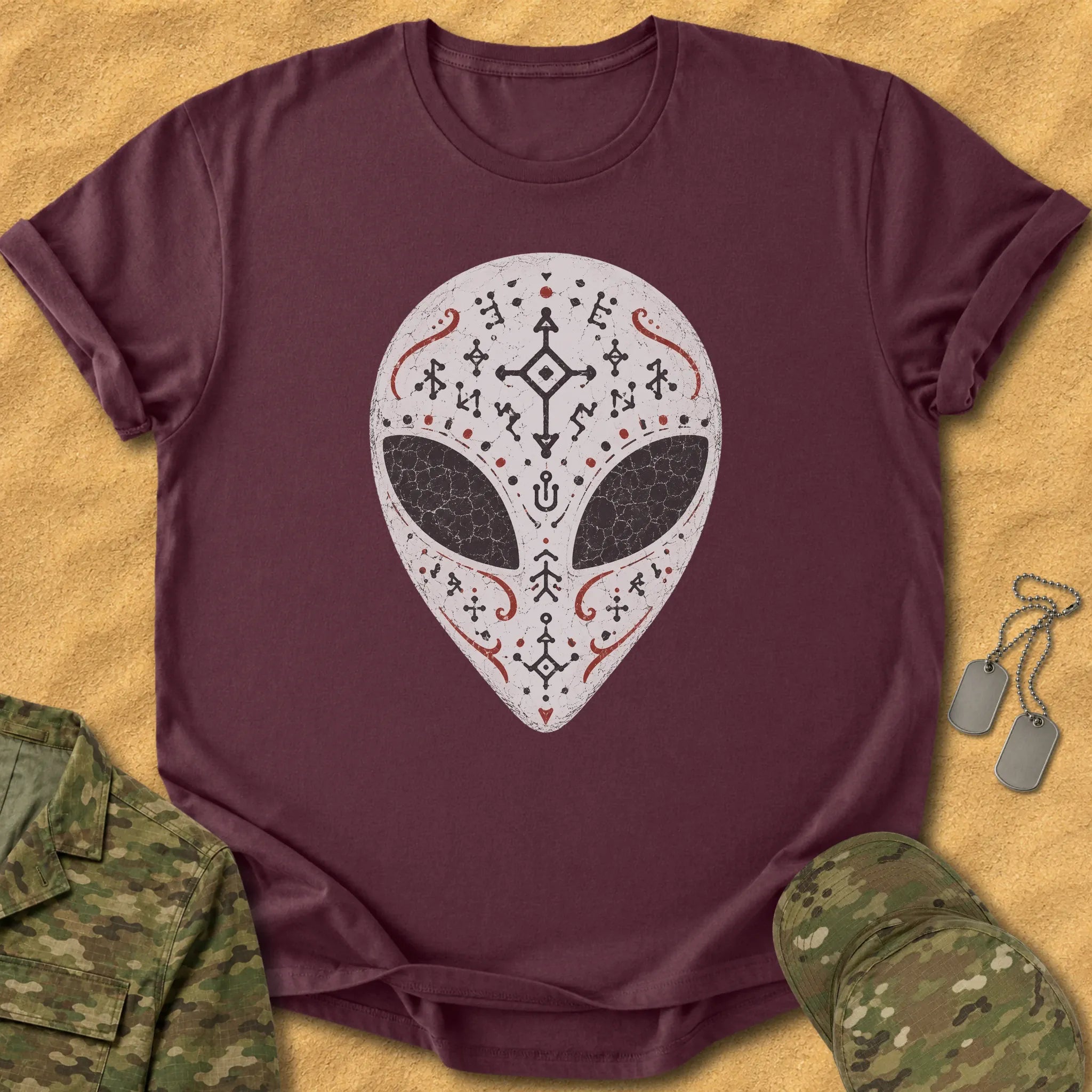 T-Shirt Alien Mask T-Shirt