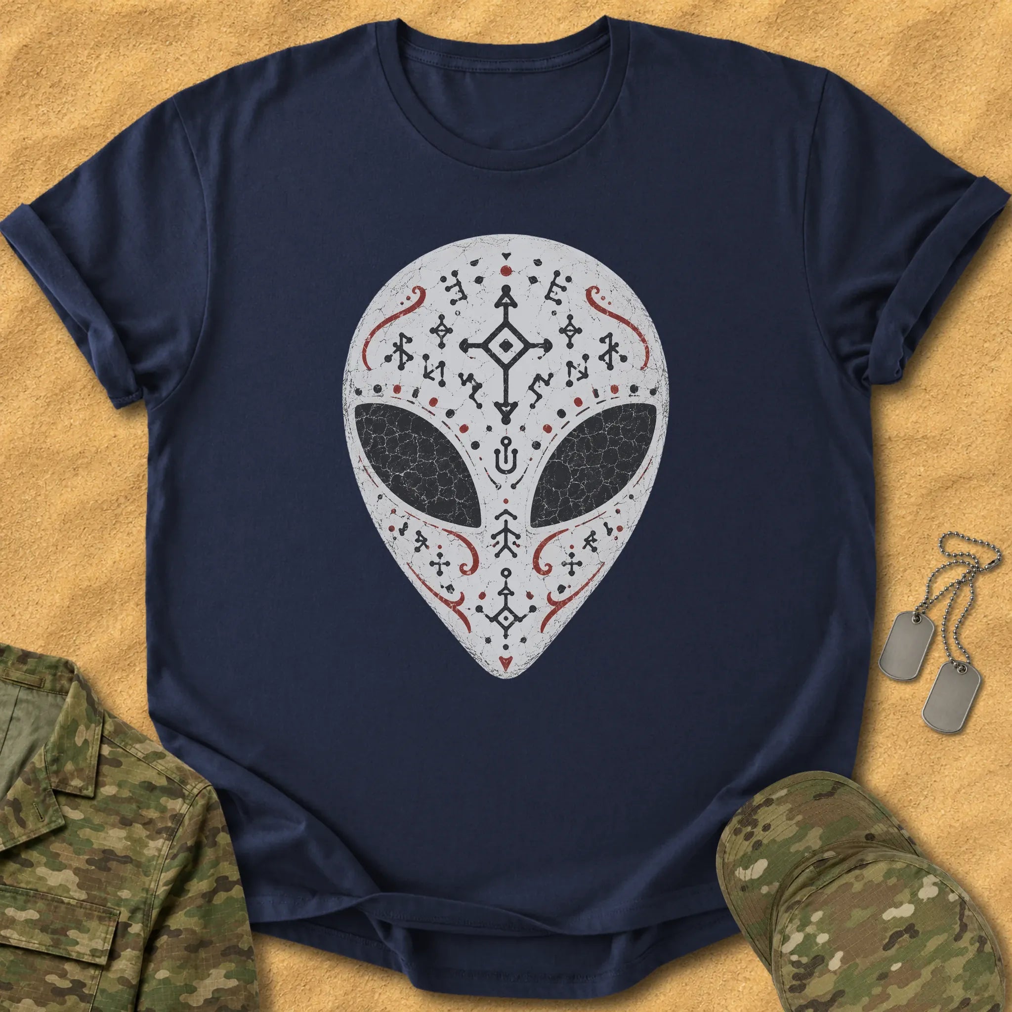 T-Shirt Alien Mask T-Shirt