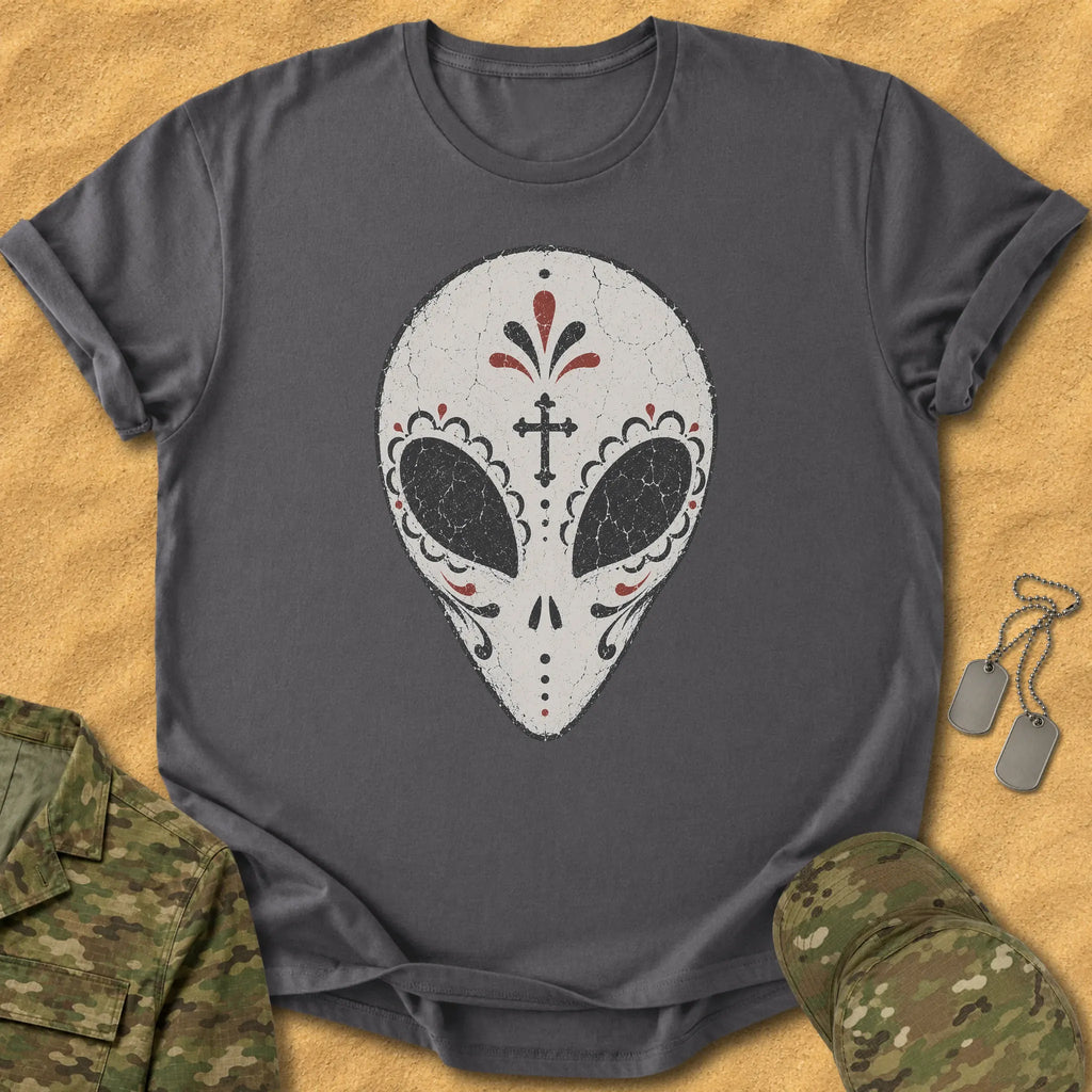 T-Shirt Alien Skull Mask T-Shirt