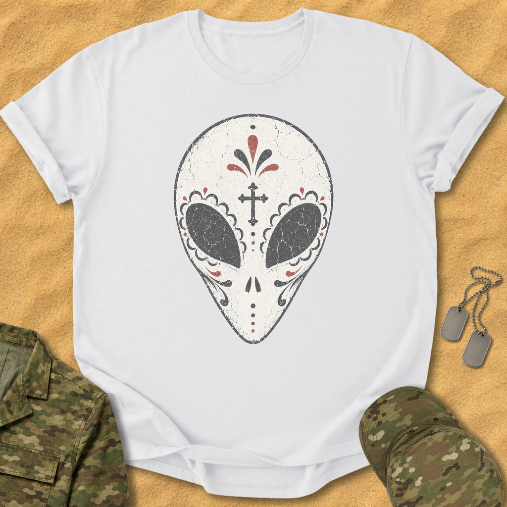 T-Shirt Alien Skull Mask T-Shirt