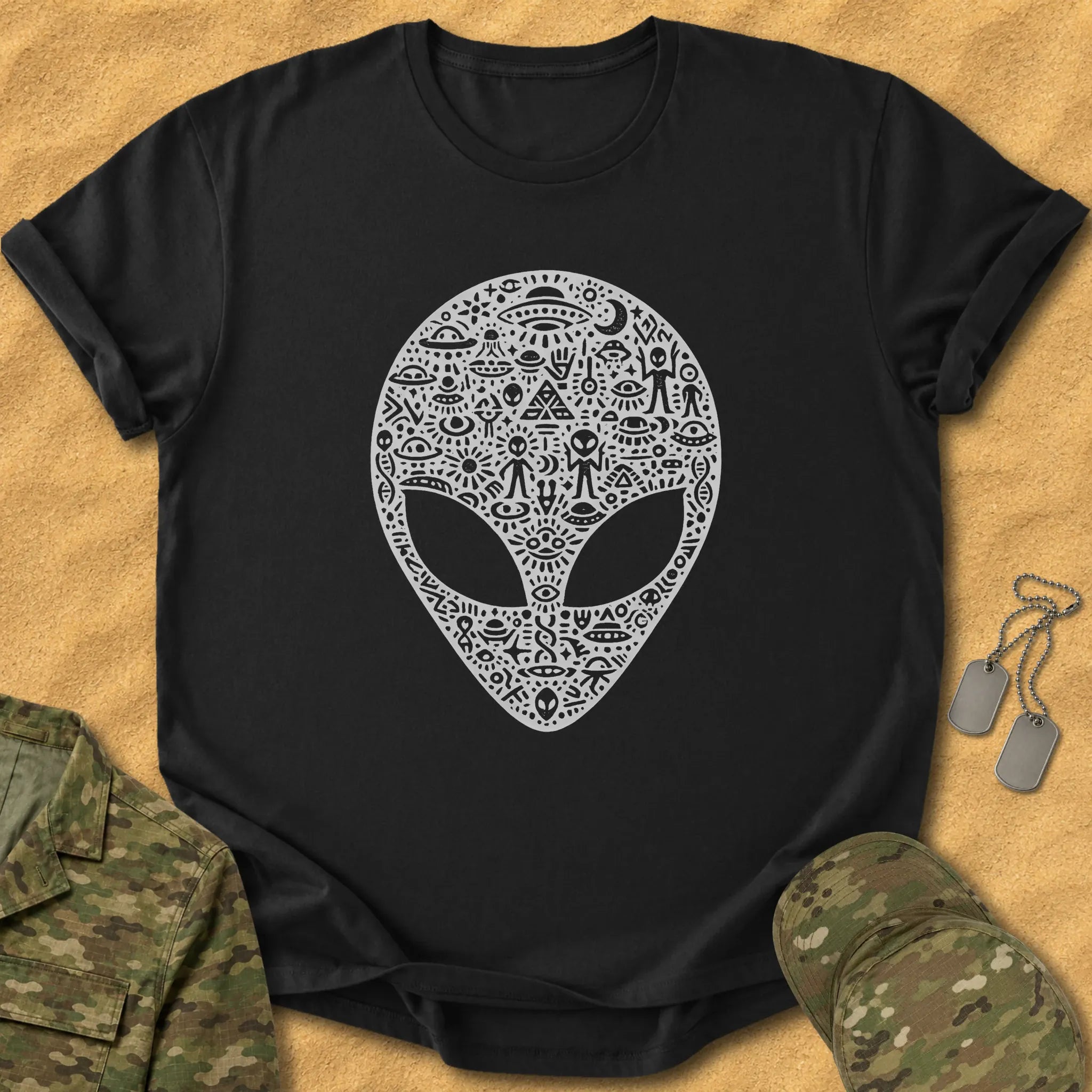 T-Shirt Alien Symbols T-Shirt