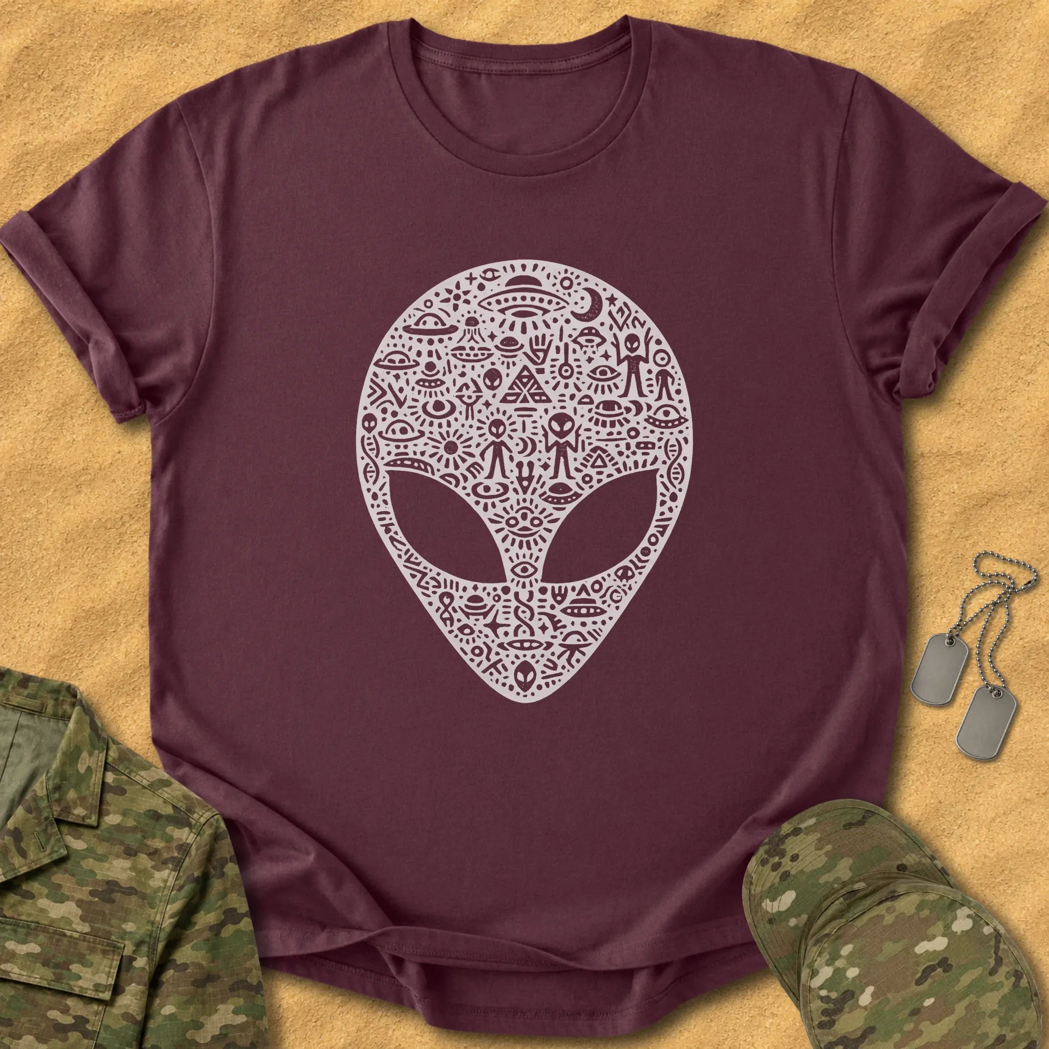 T-Shirt Alien Symbols T-Shirt