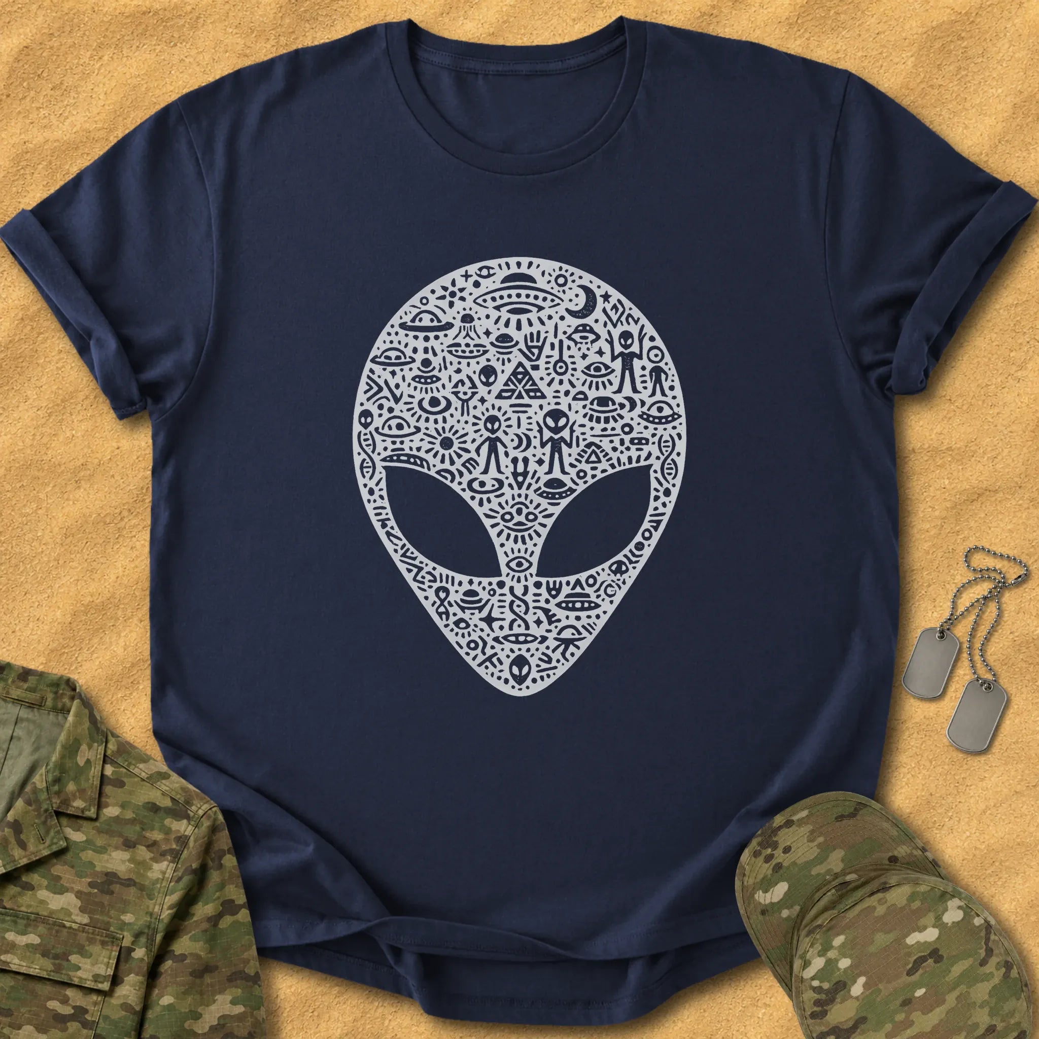 T-Shirt Alien Symbols T-Shirt