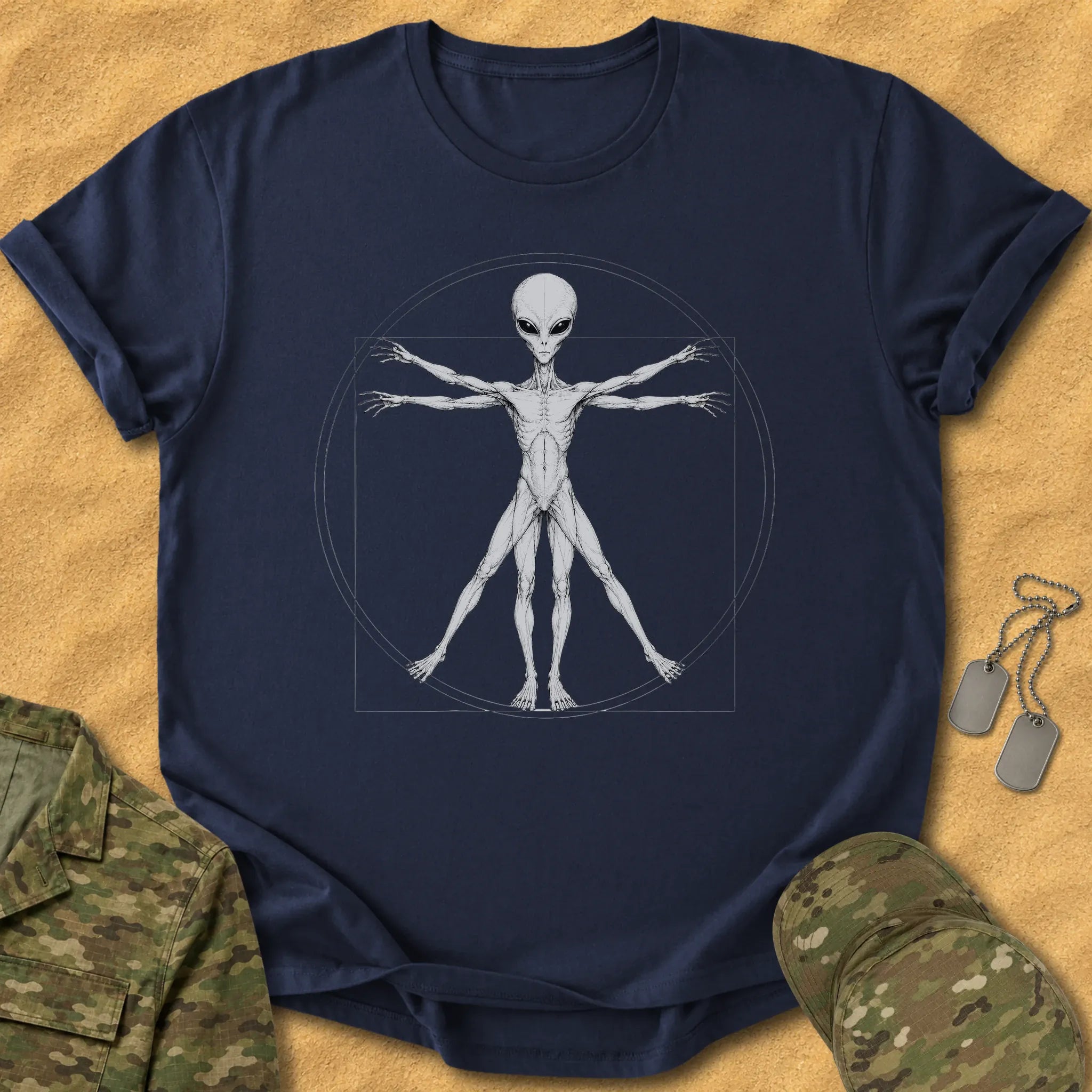 T-Shirt Alien Vetruvian T-Shirt