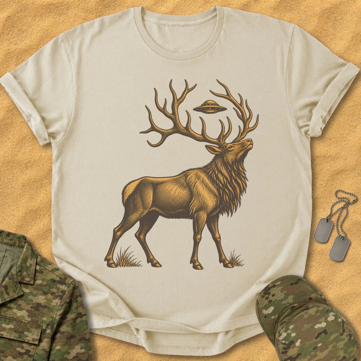 T-Shirt Antenna Antlers T-Shirt