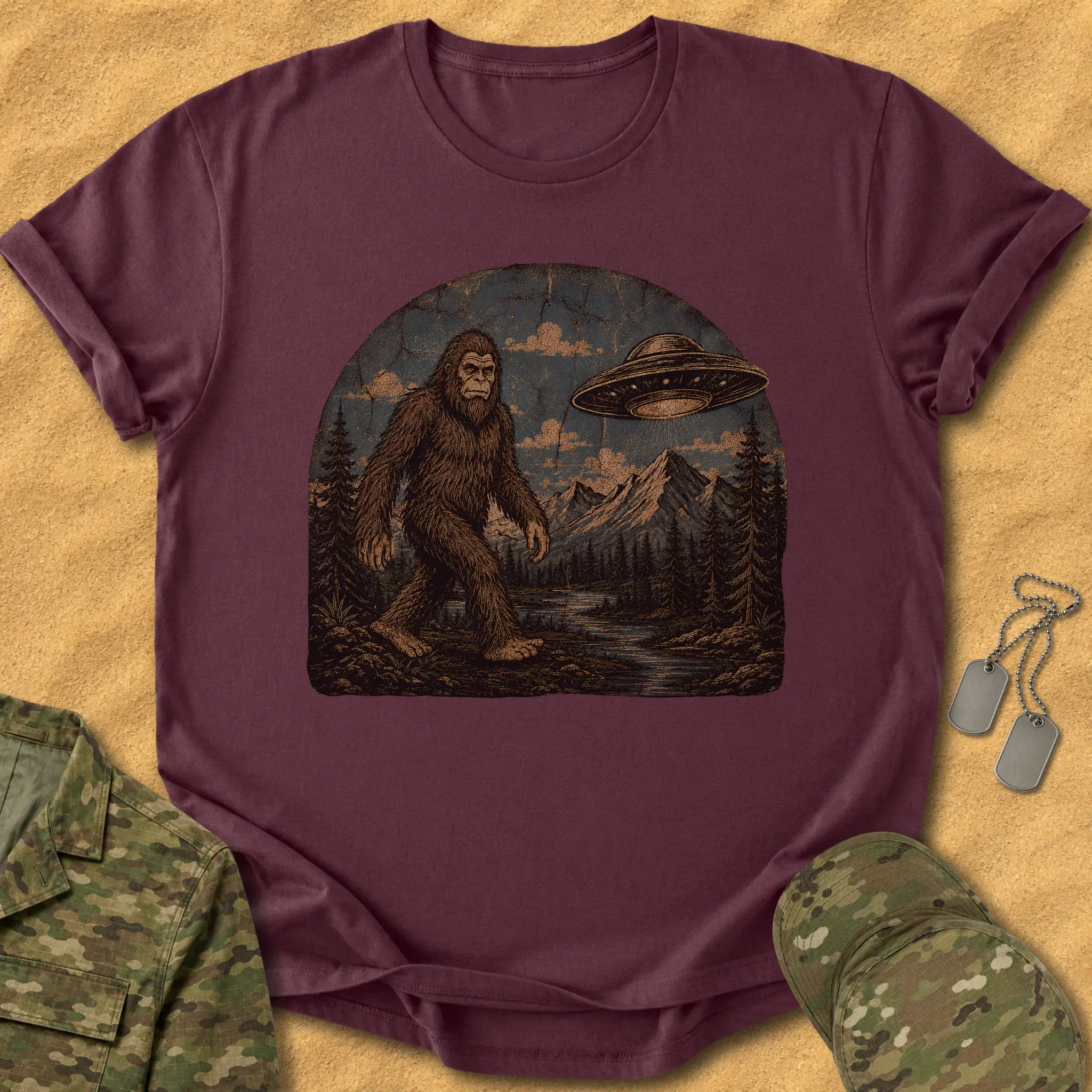 T-Shirt Big Foot Circle T-Shirt