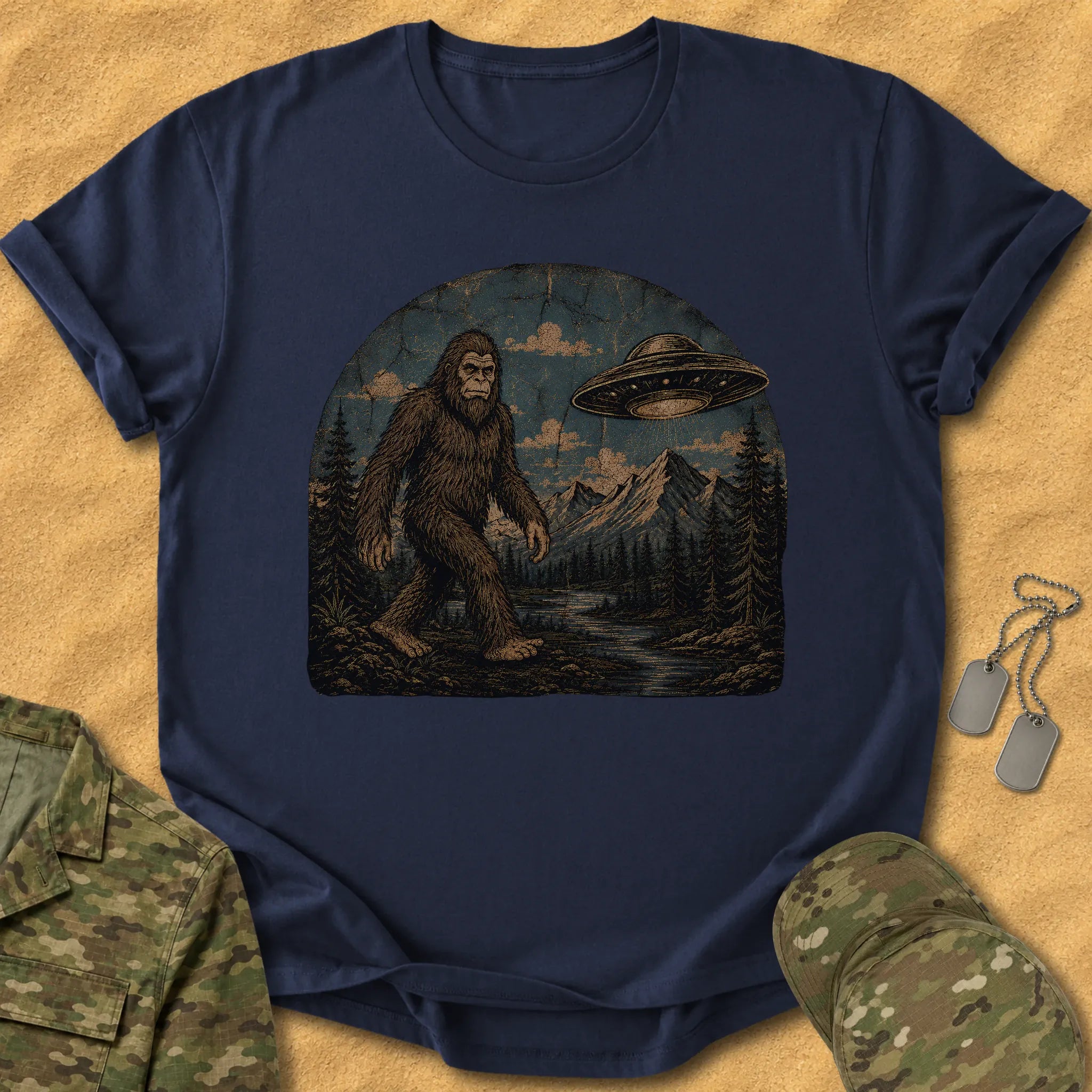 T-Shirt Big Foot Circle T-Shirt
