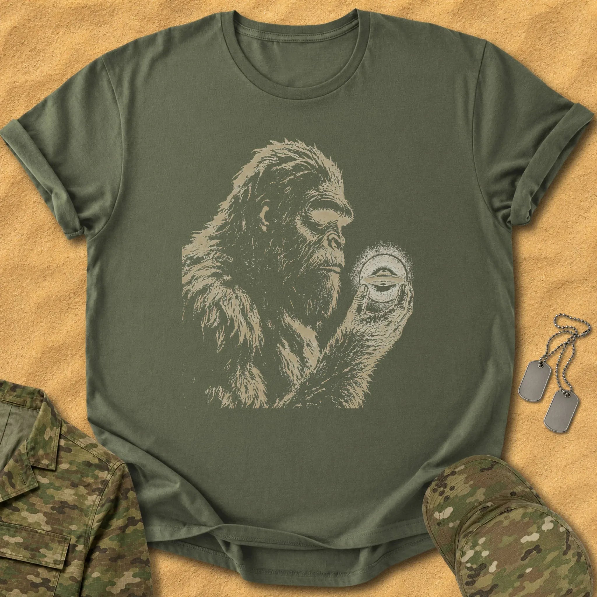 T-Shirt Bigfoot UFO Orb T-Shirt