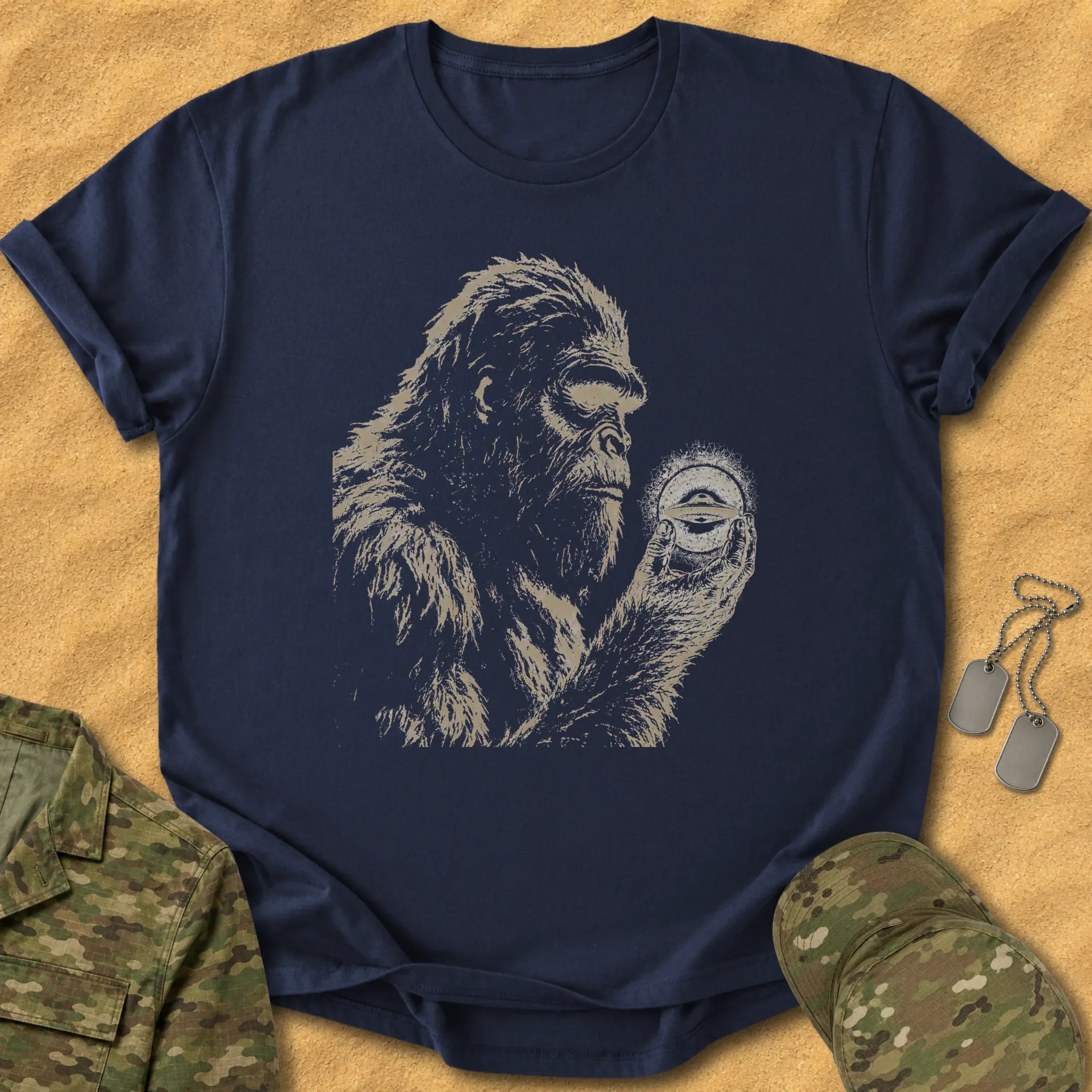 T-Shirt Bigfoot UFO Orb T-Shirt