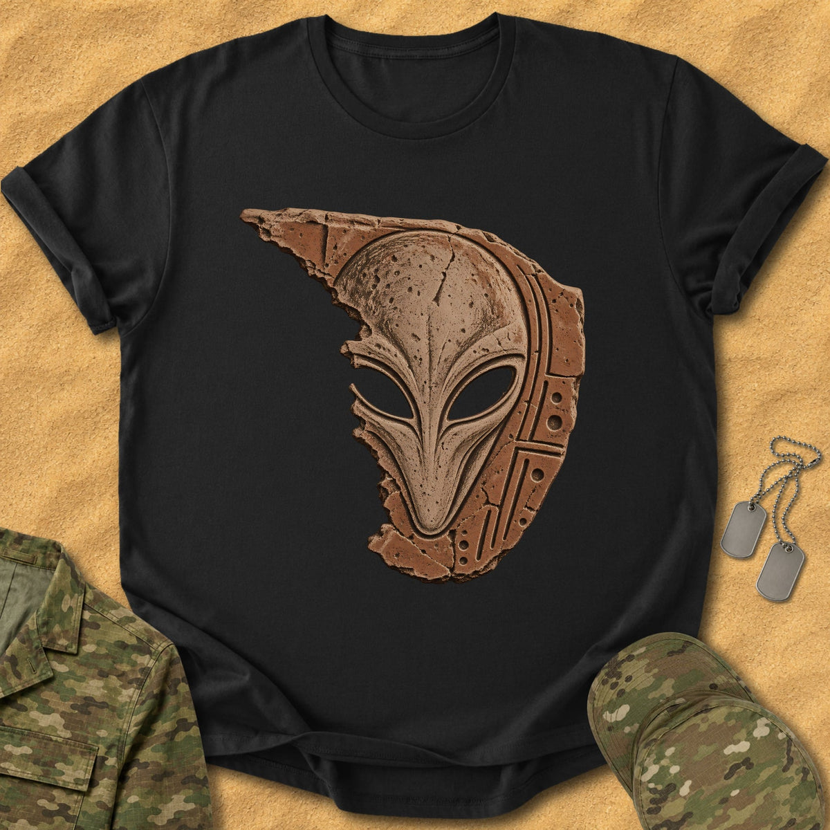 T-Shirt Face Excavation T-Shirt