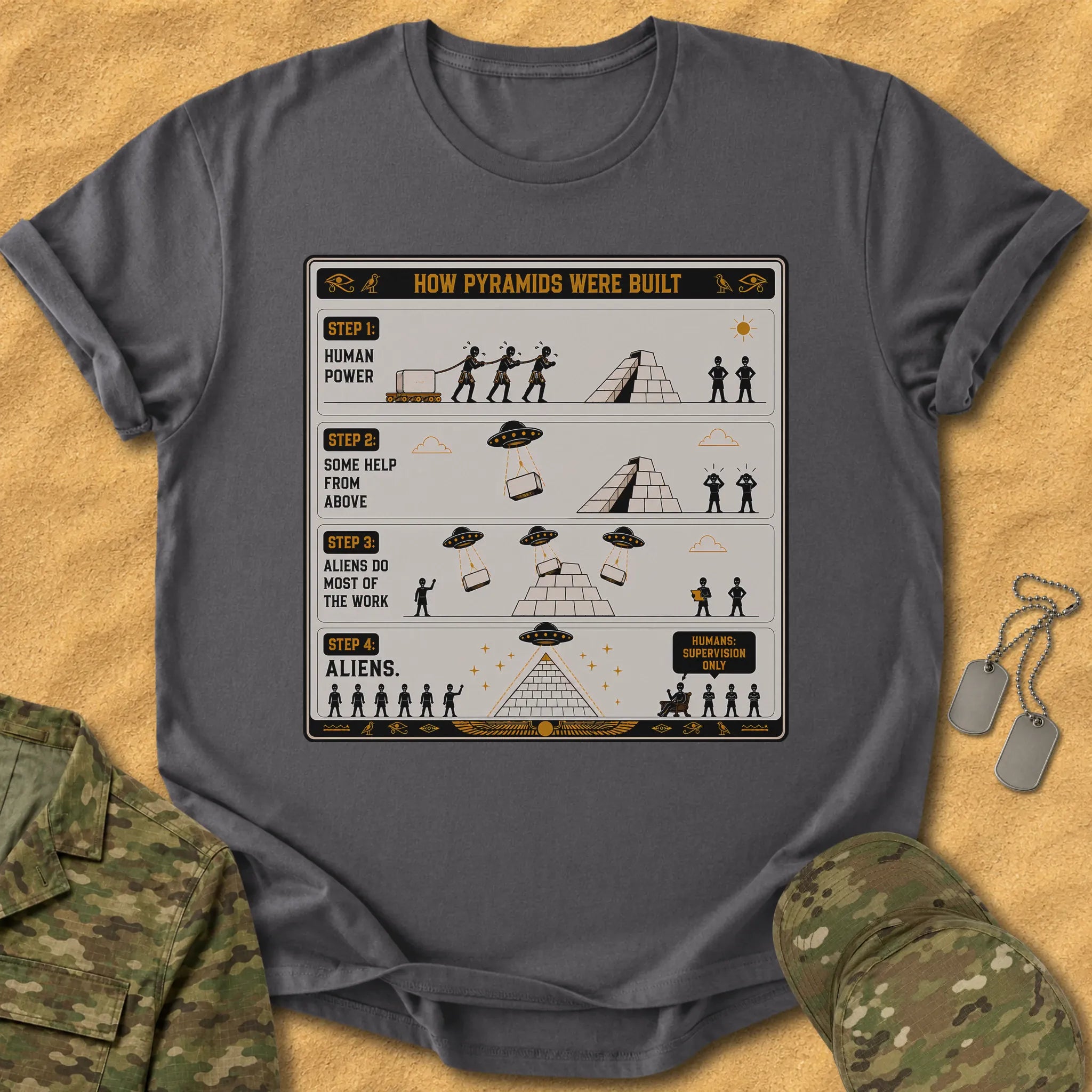 T-Shirt Building the Pyramids T-Shirt