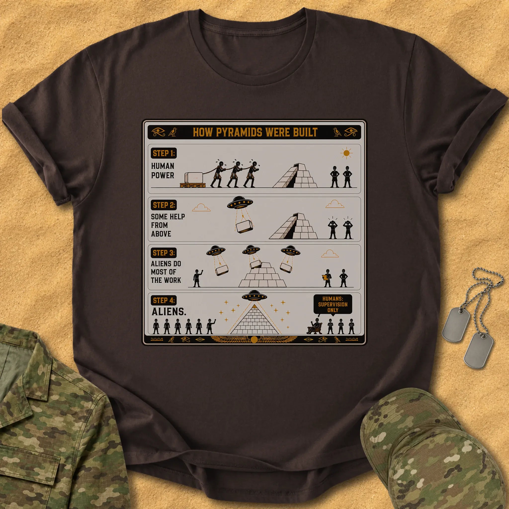 T-Shirt Building the Pyramids T-Shirt