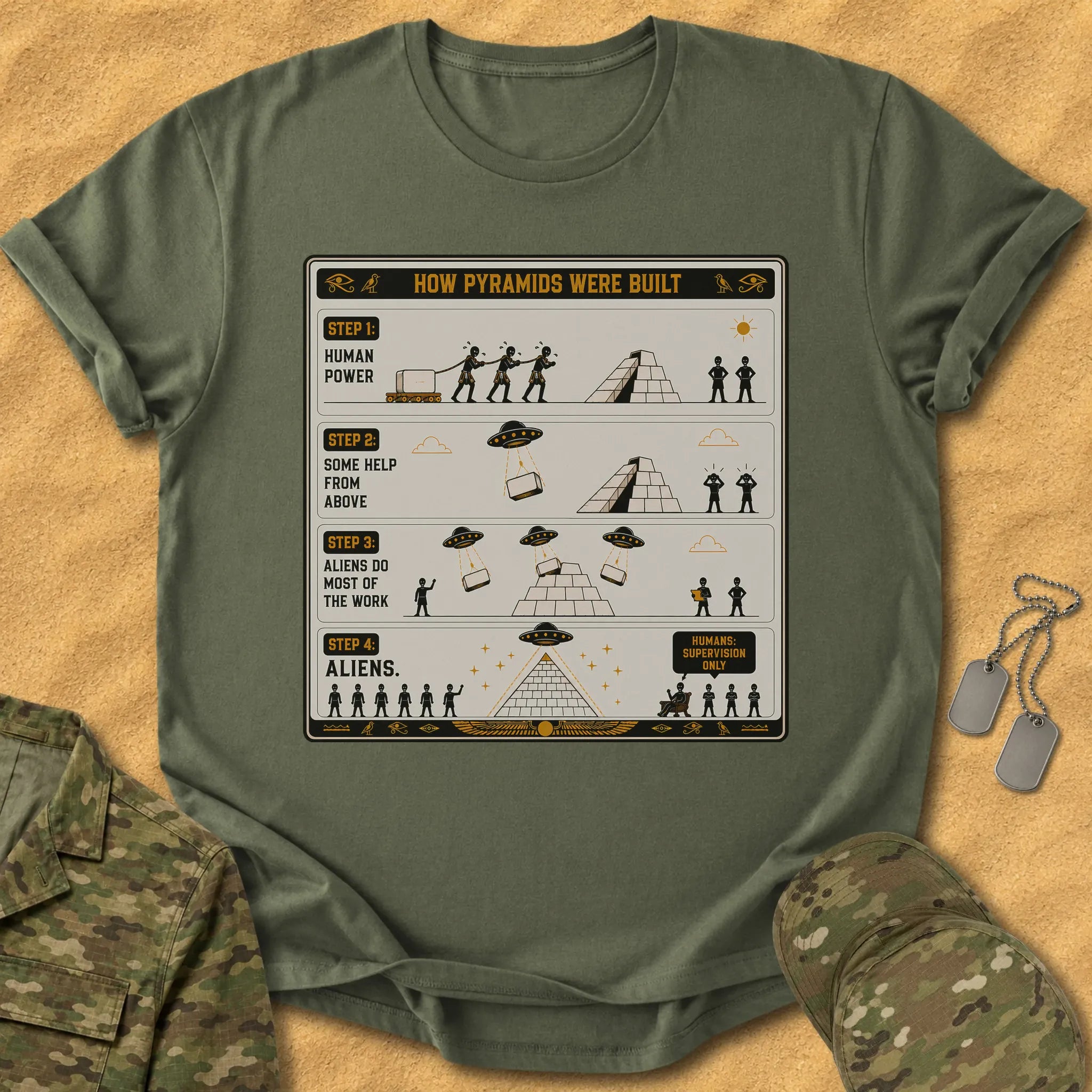 T-Shirt Building the Pyramids T-Shirt