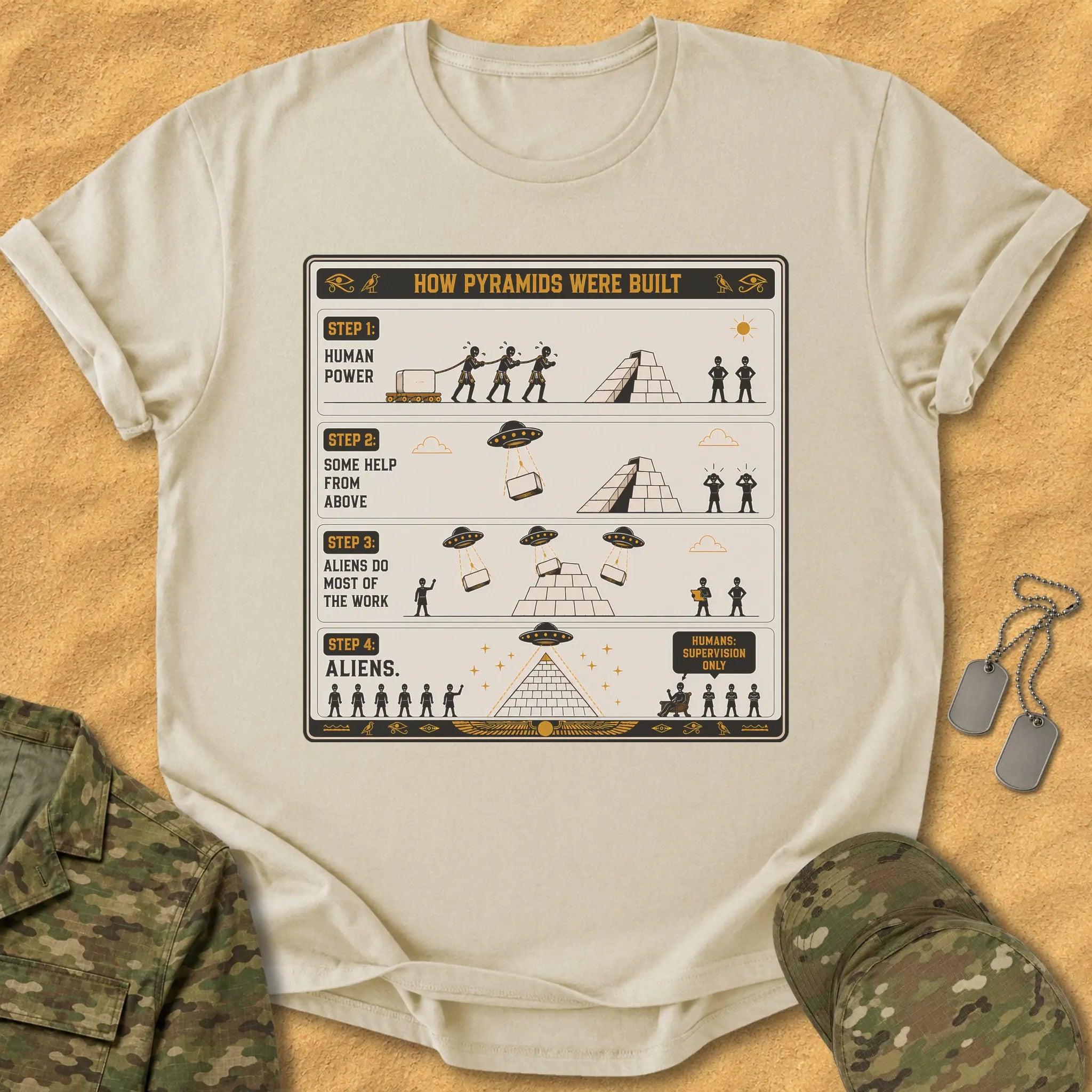 T-Shirt Building the Pyramids T-Shirt