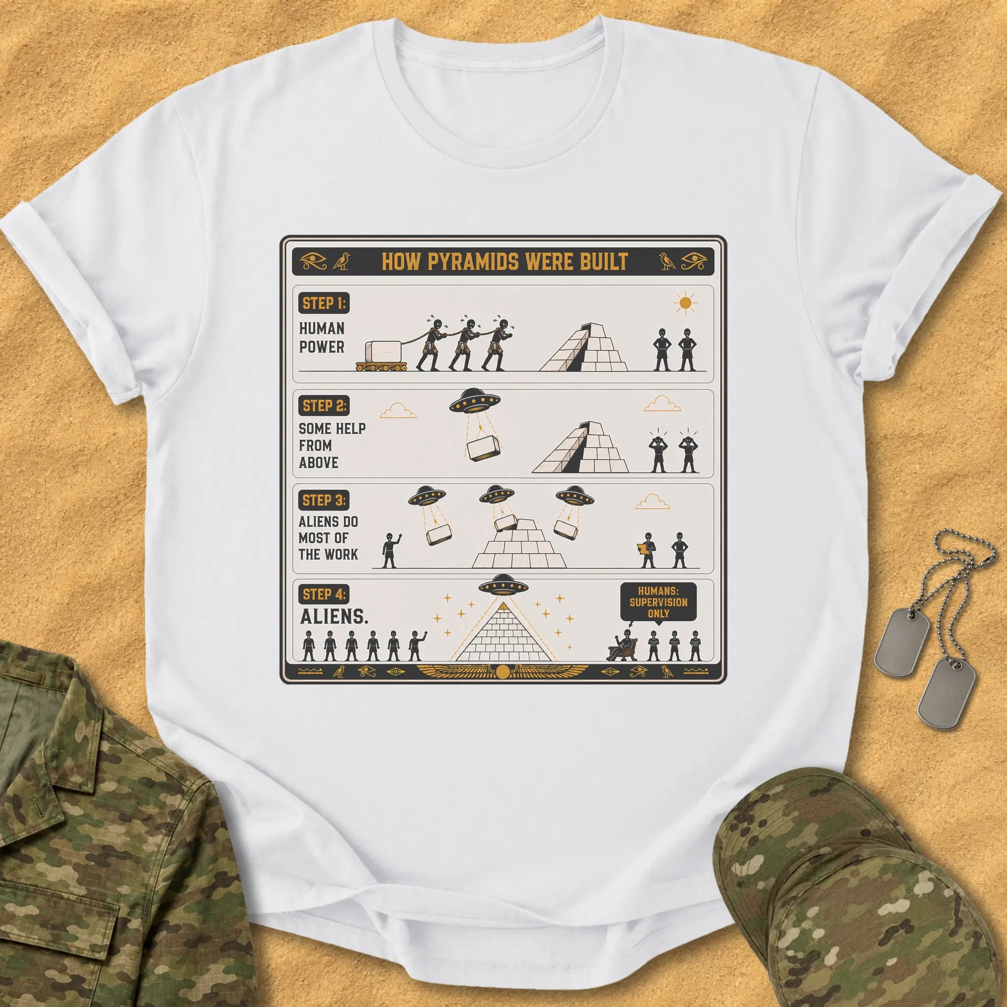 T-Shirt Building the Pyramids T-Shirt