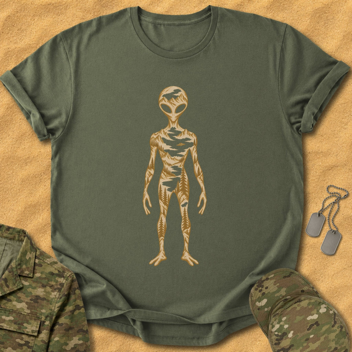 T-Shirt Standing Valley Alien T-Shirt