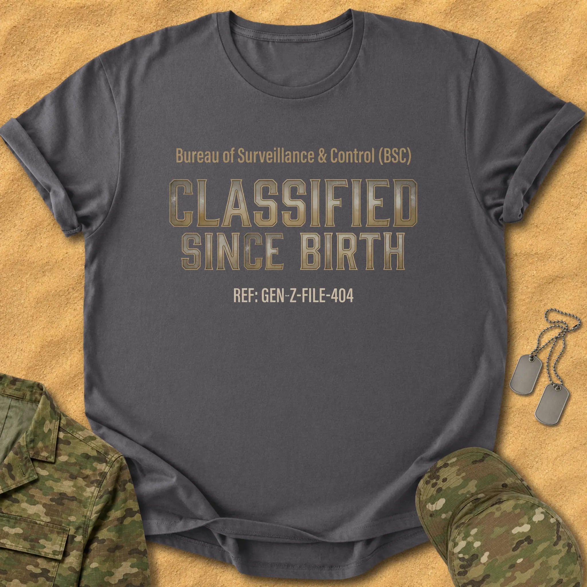 T-Shirt Classified Since Birth T-Shirt