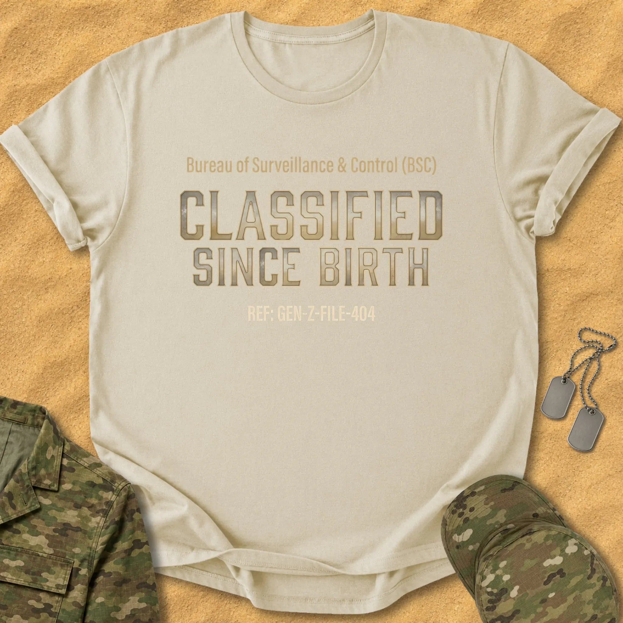 T-Shirt Classified Since Birth T-Shirt