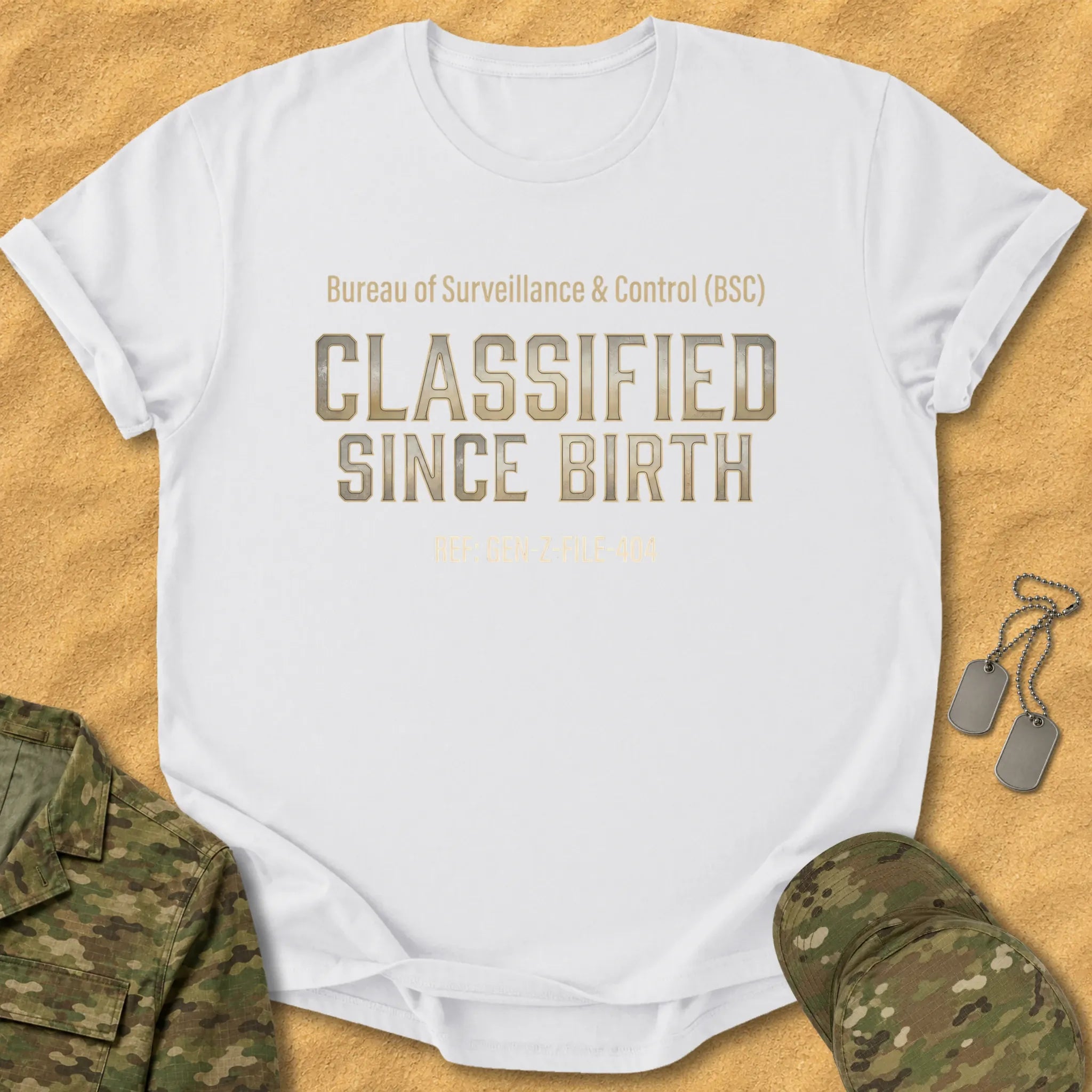 T-Shirt Classified Since Birth T-Shirt