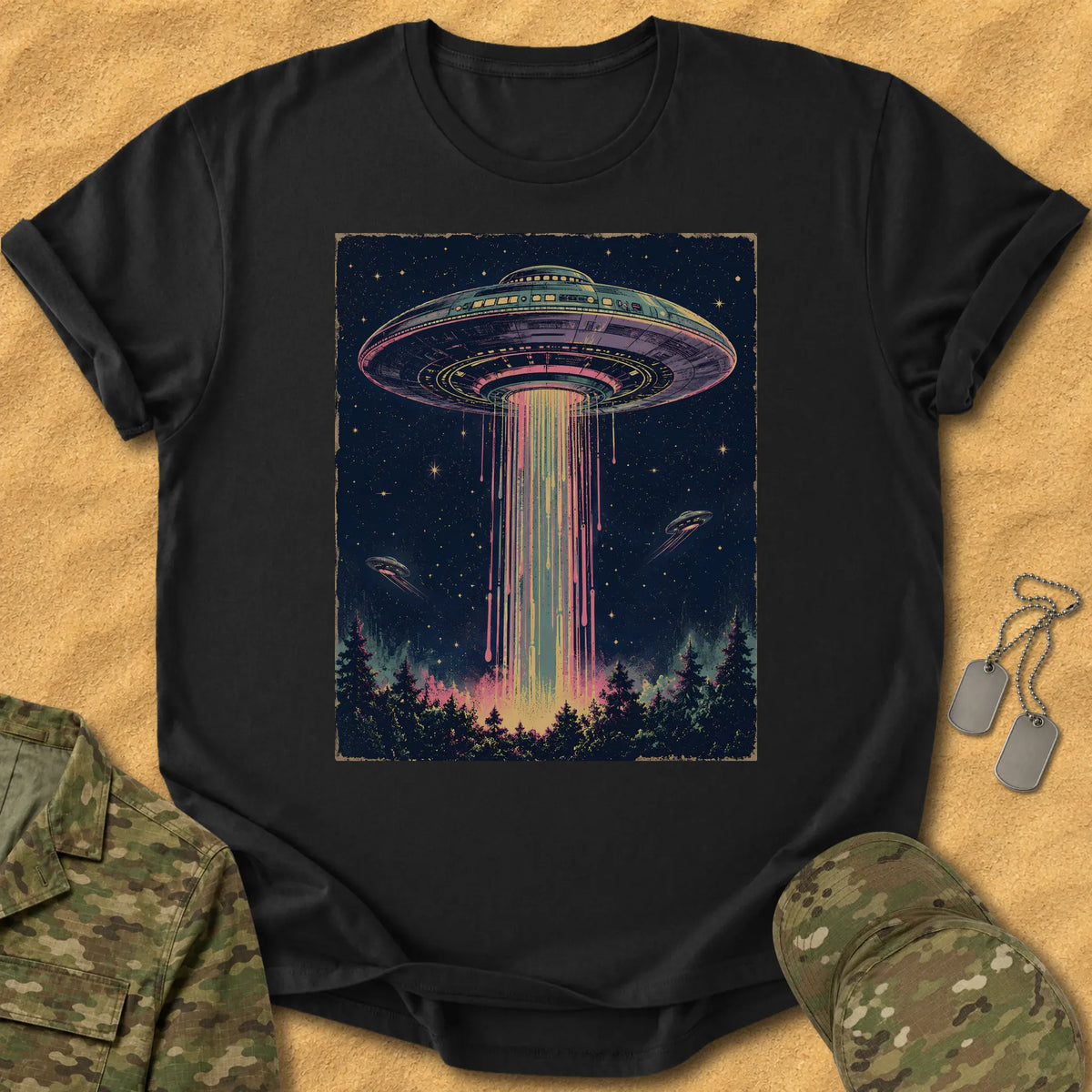 T-Shirt Colorful UFO T-Shirt