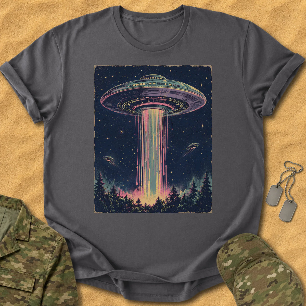 T-Shirt Colorful UFO T-Shirt
