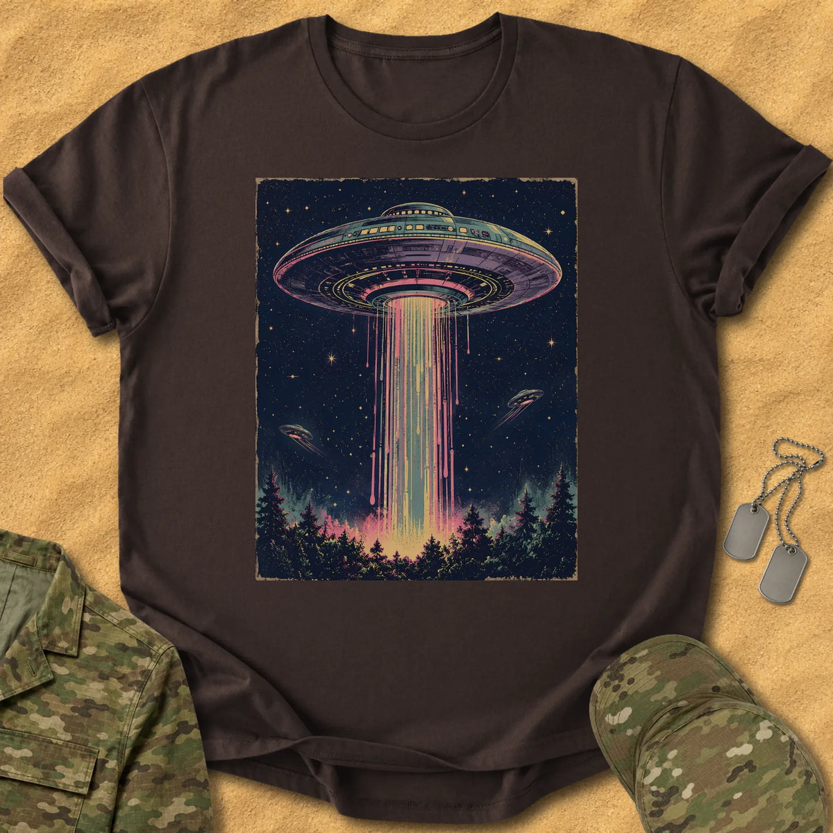 T-Shirt Colorful UFO T-Shirt