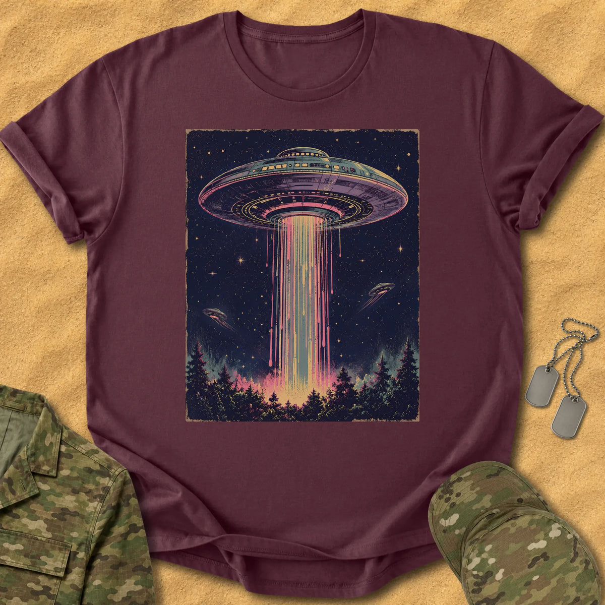 T-Shirt Colorful UFO T-Shirt