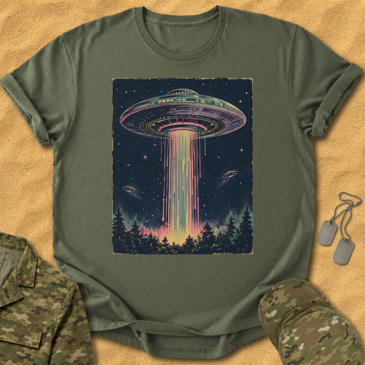 T-Shirt Colorful UFO T-Shirt
