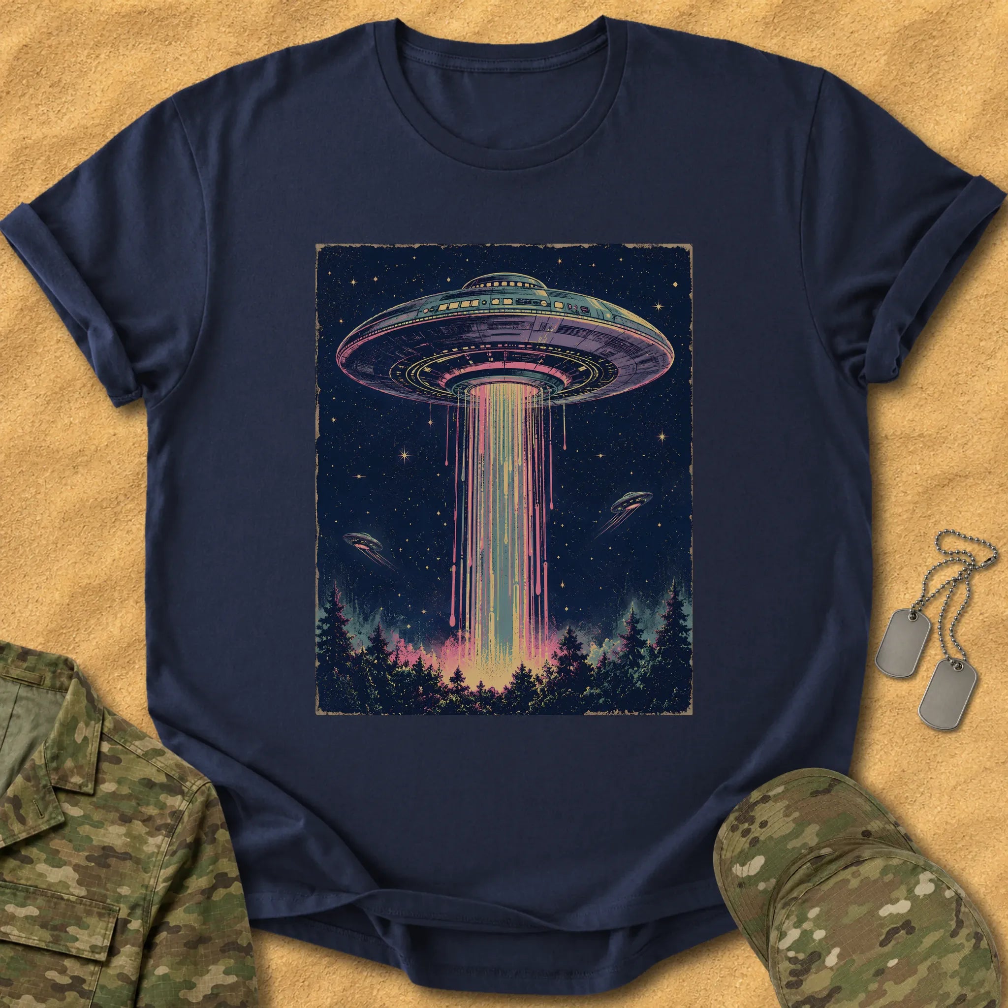 T-Shirt Colorful UFO T-Shirt