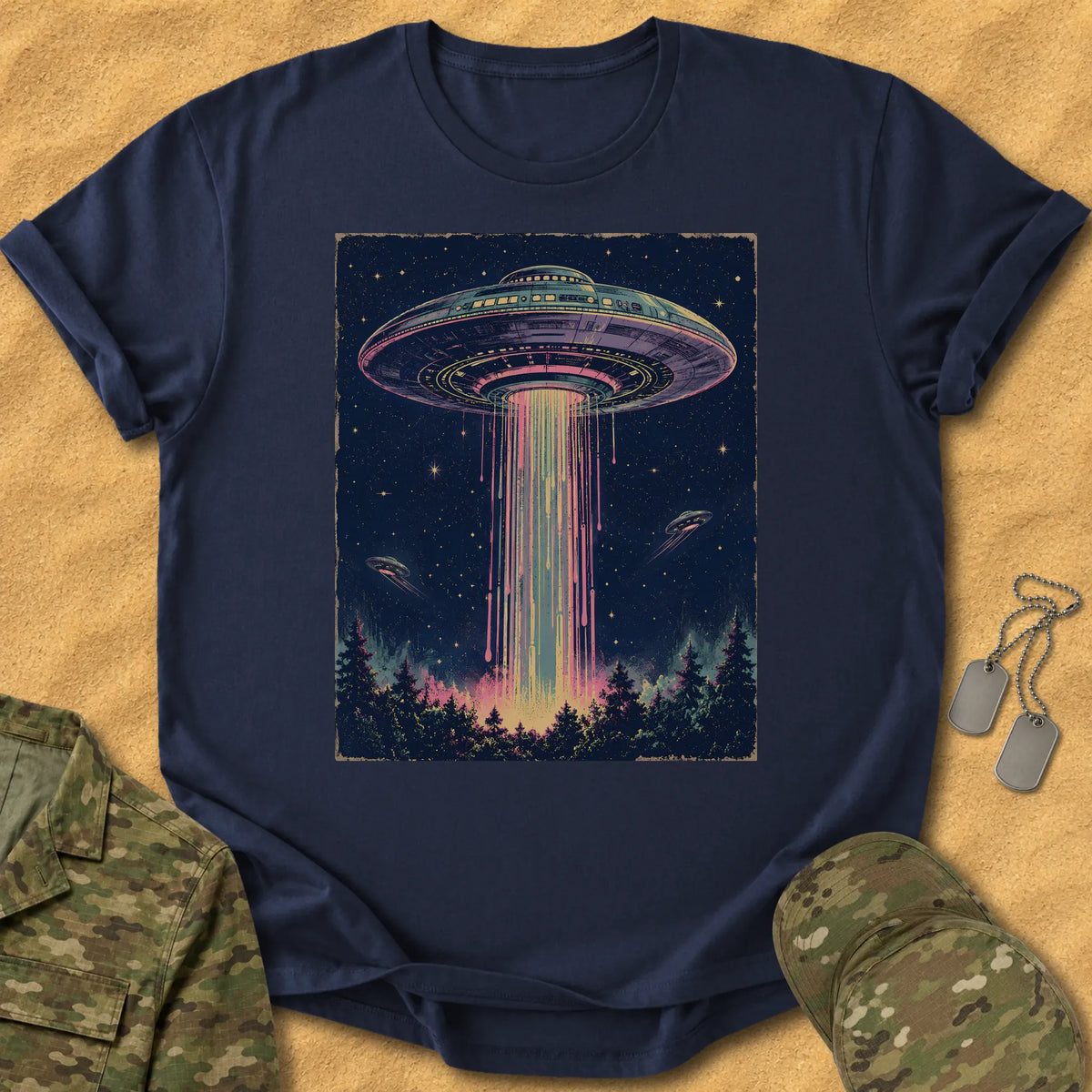 T-Shirt Colorful UFO T-Shirt