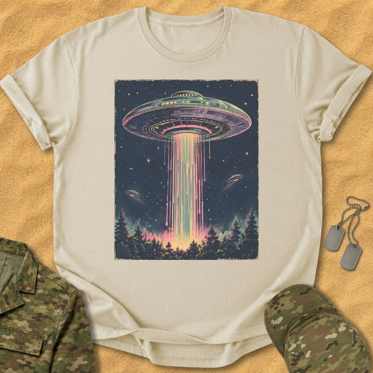 T-Shirt Colorful UFO T-Shirt