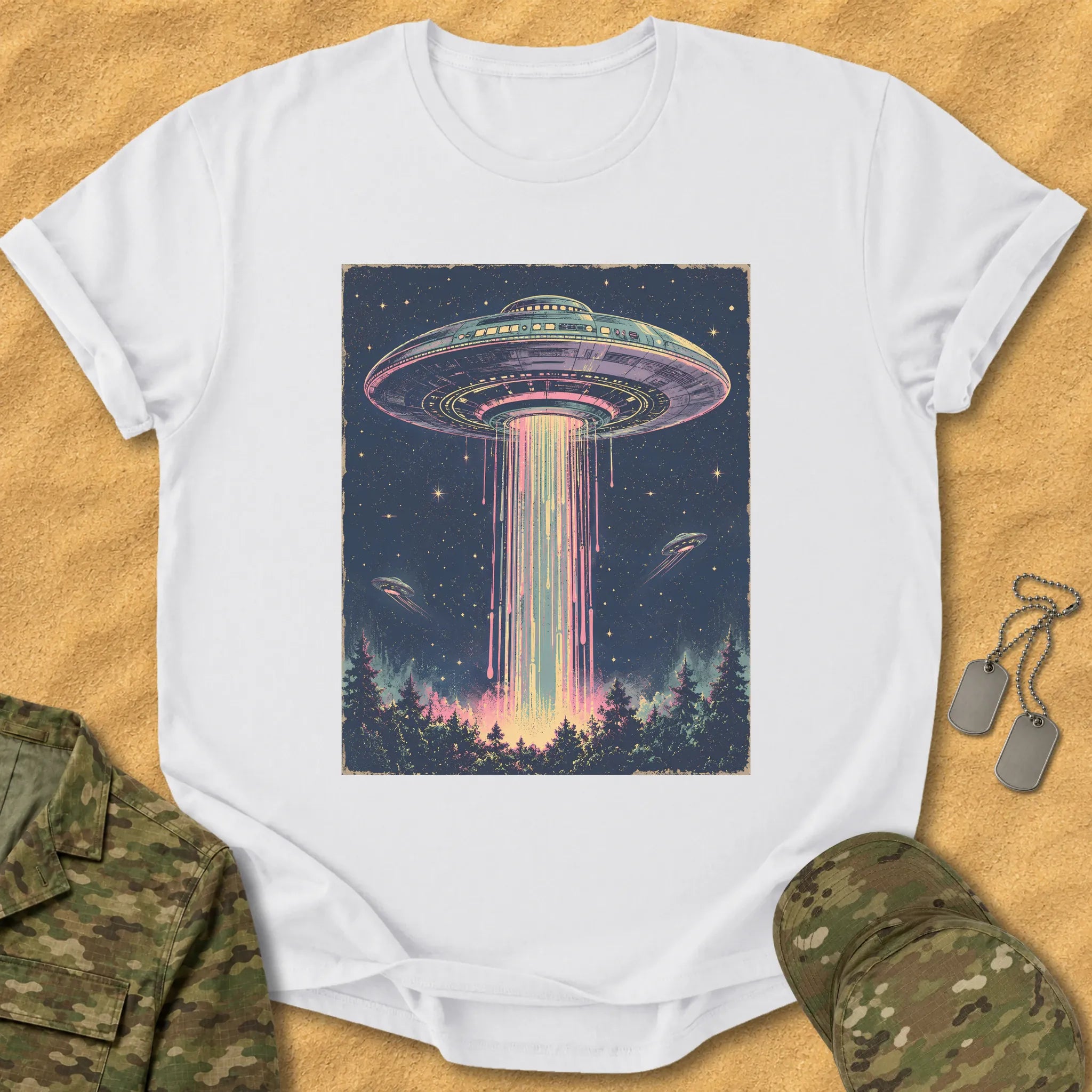 T-Shirt Colorful UFO T-Shirt