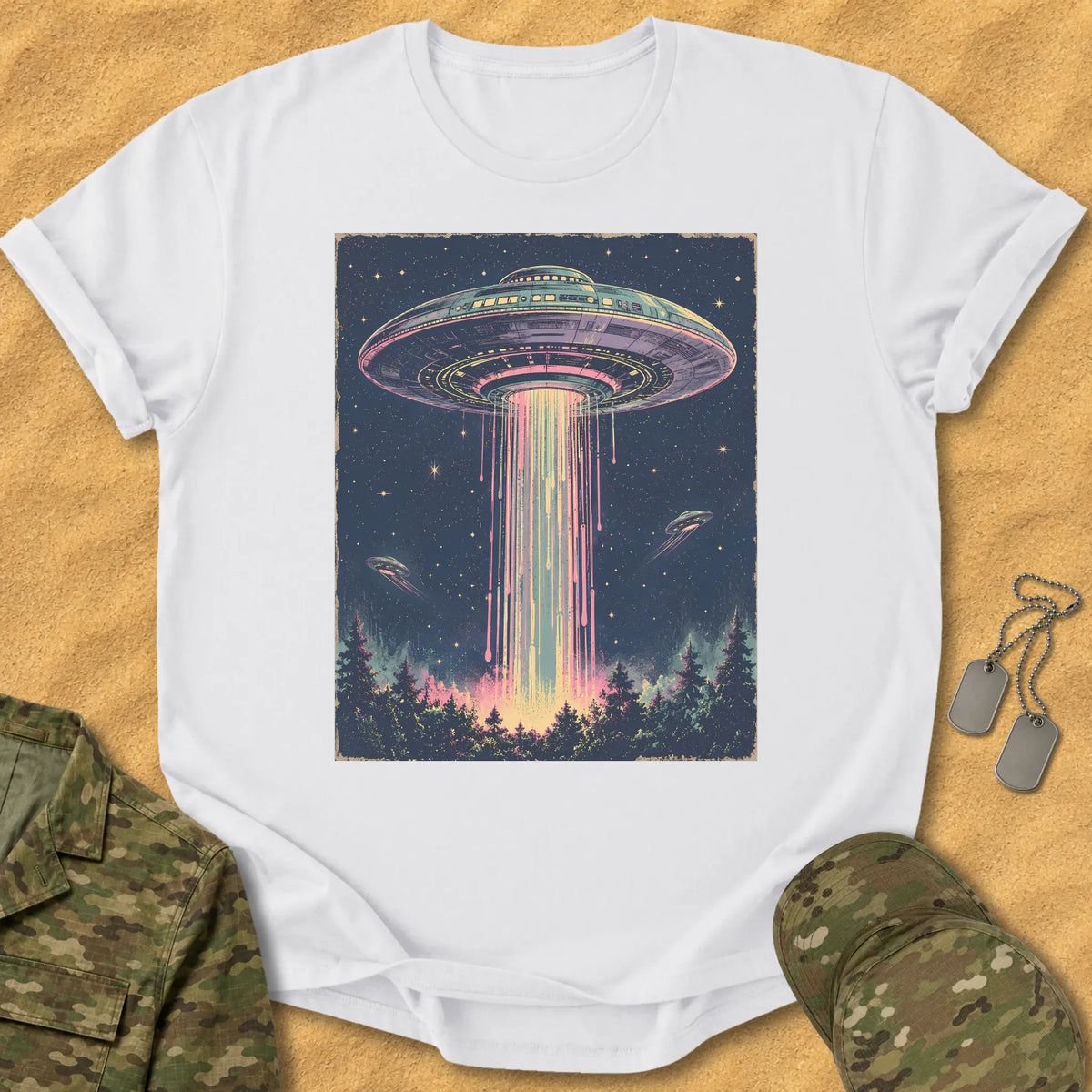 T-Shirt Colorful UFO T-Shirt