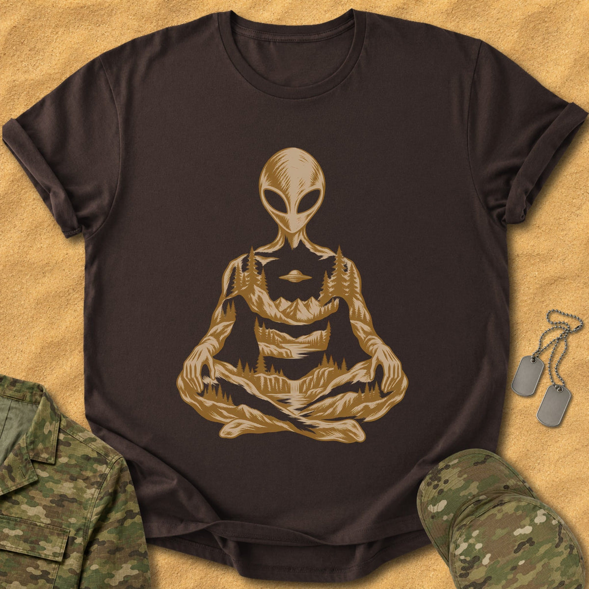 T-Shirt Seated Terrace Alien T-Shirt