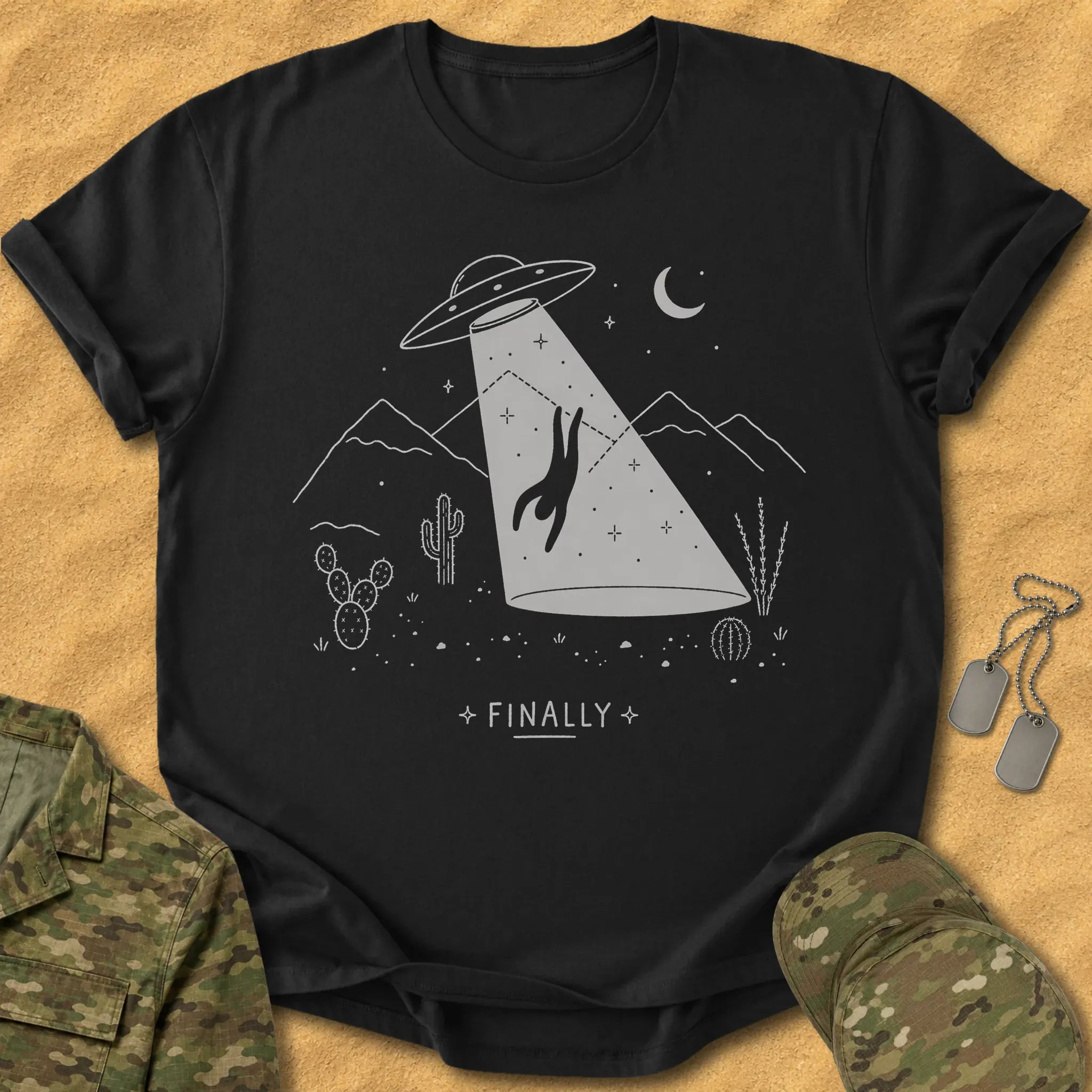 T-Shirt Finally Abducted T-Shirt