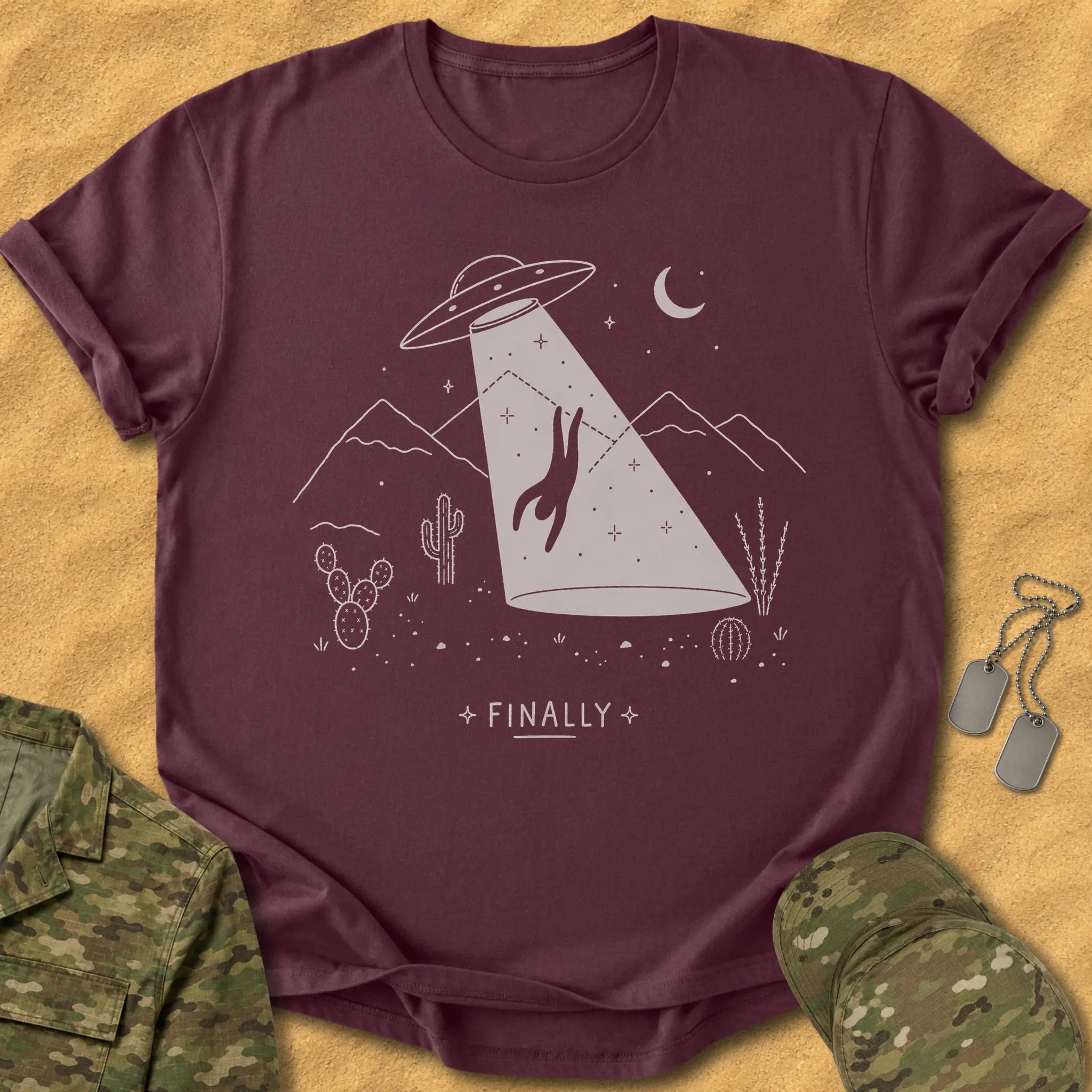 T-Shirt Finally Abducted T-Shirt