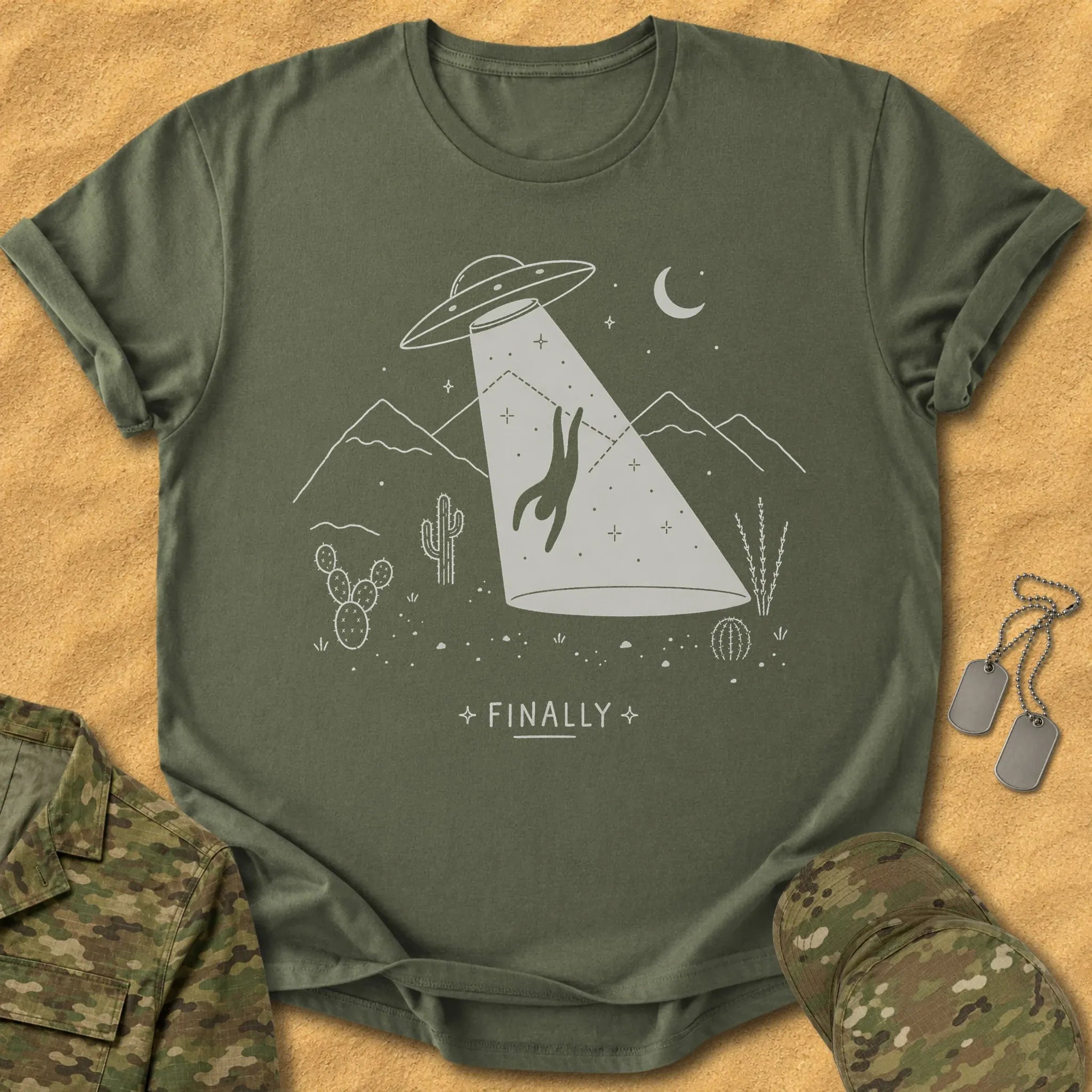 T-Shirt Finally Abducted T-Shirt