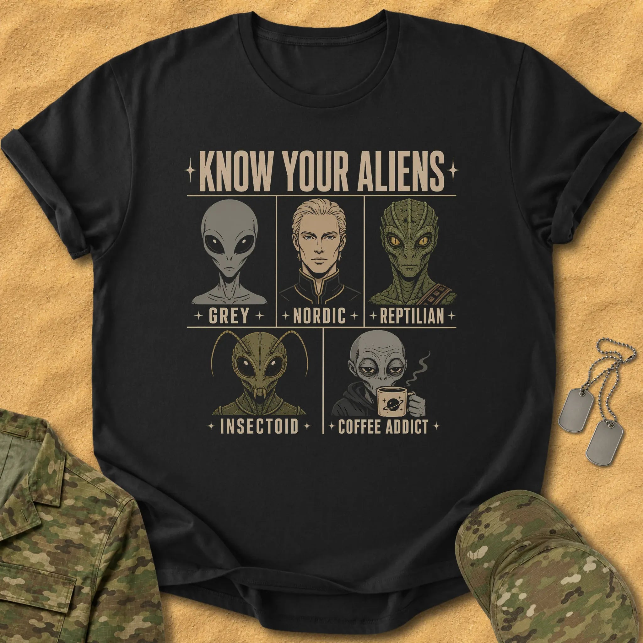 T-Shirt Know Your Aliens T-Shirt