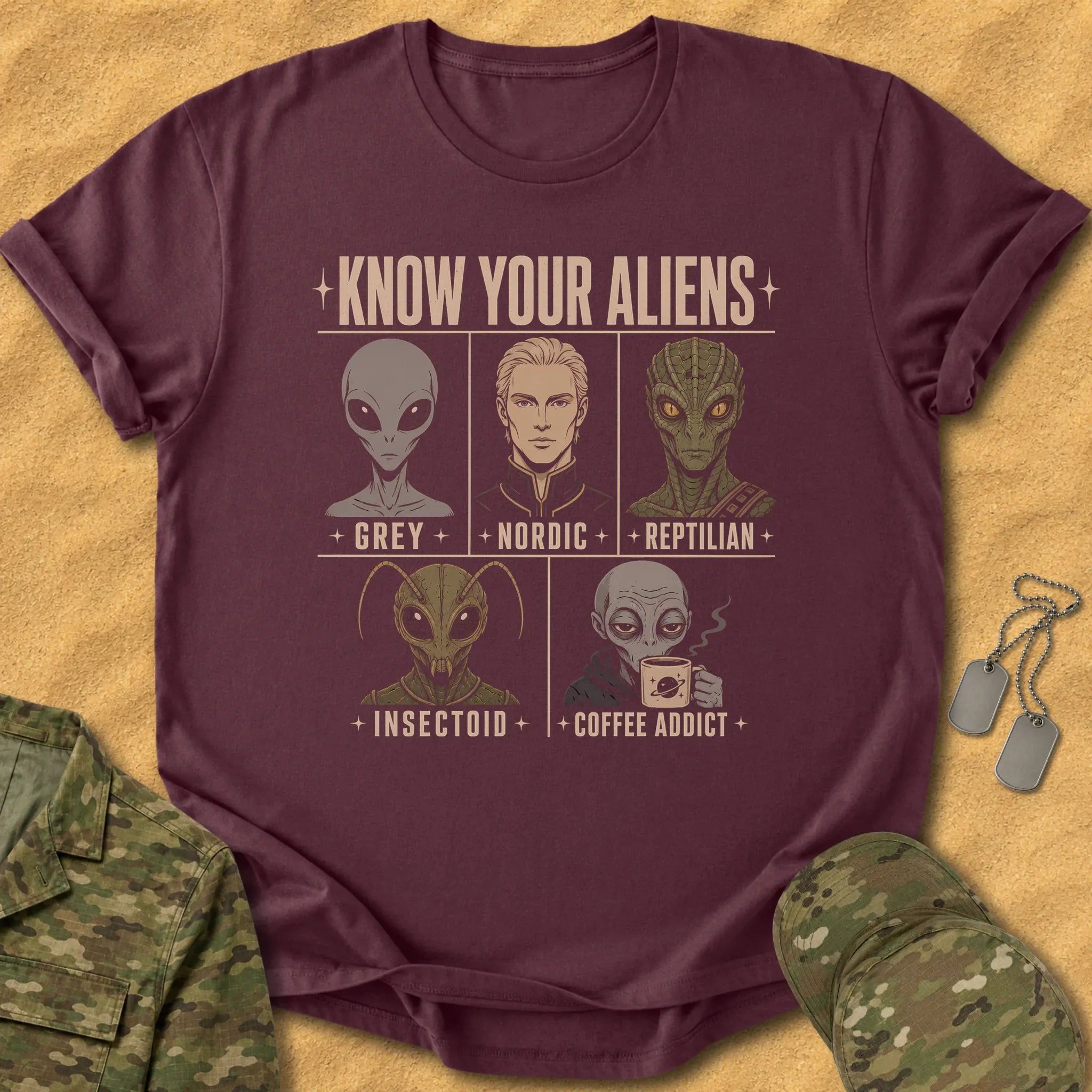 T-Shirt Know Your Aliens T-Shirt