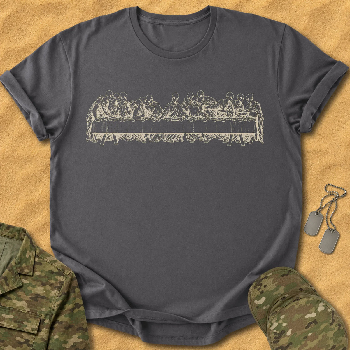T-Shirt Last Supper Monochrome T-Shirt