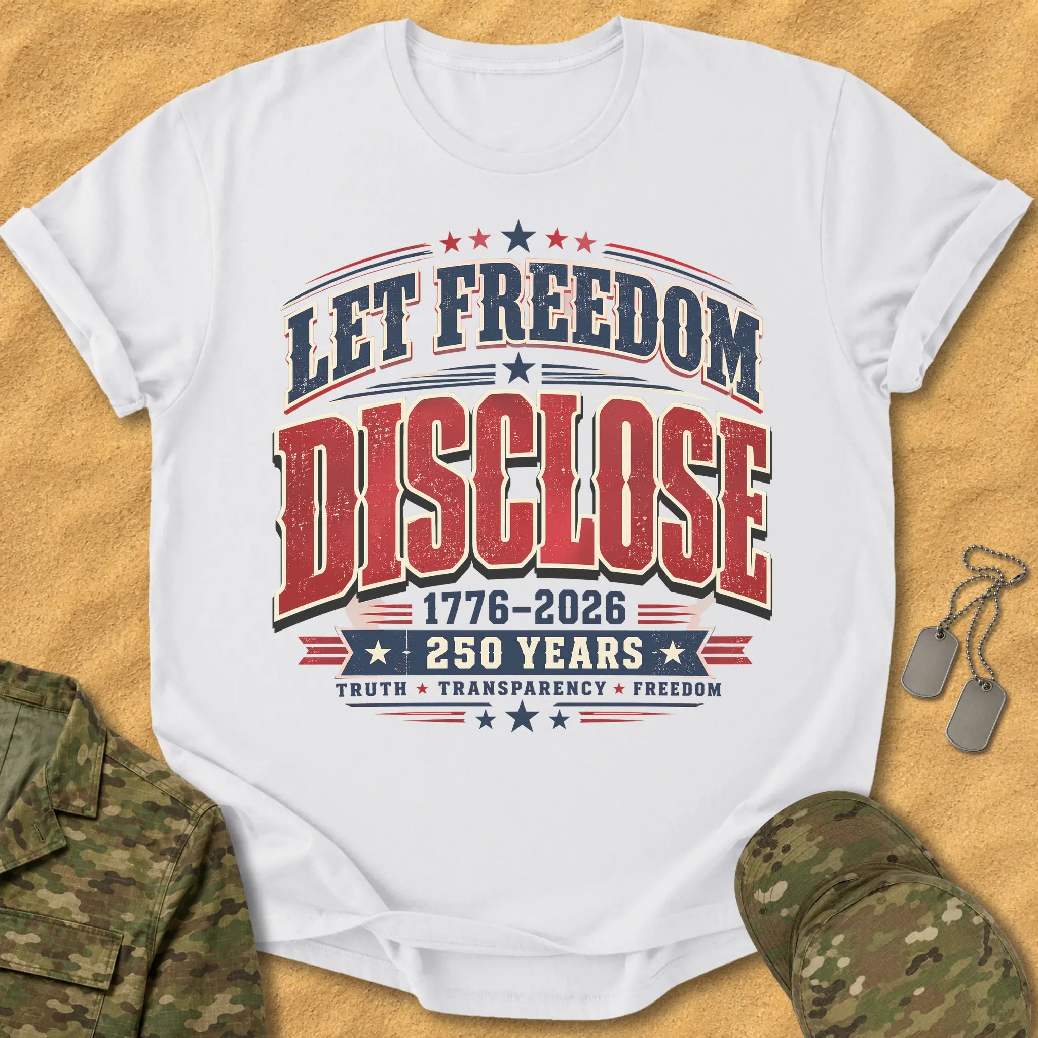T-Shirt Let Freedom Disclose T-Shirt
