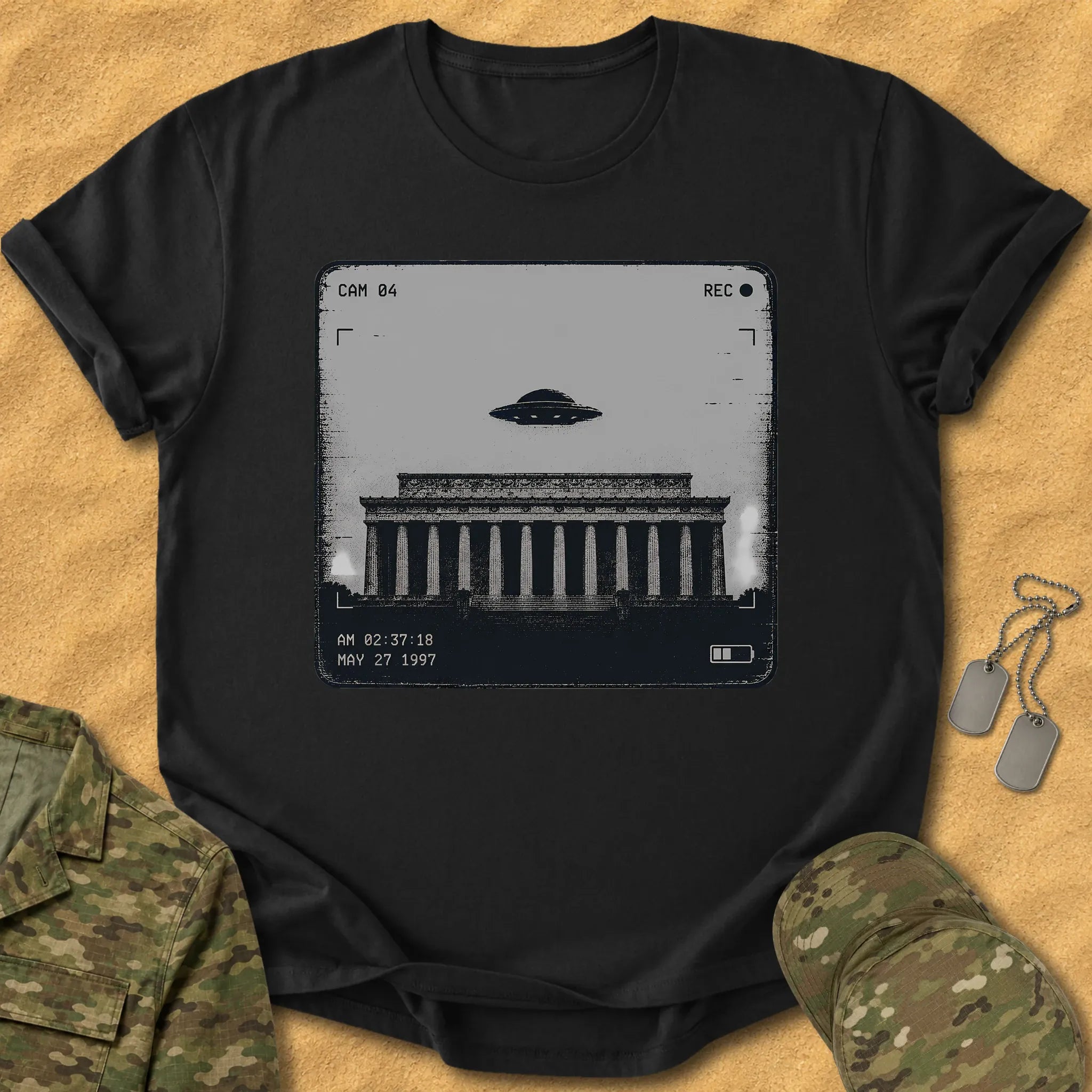 T-Shirt Lincoln Memorial Sighting T-Shirt