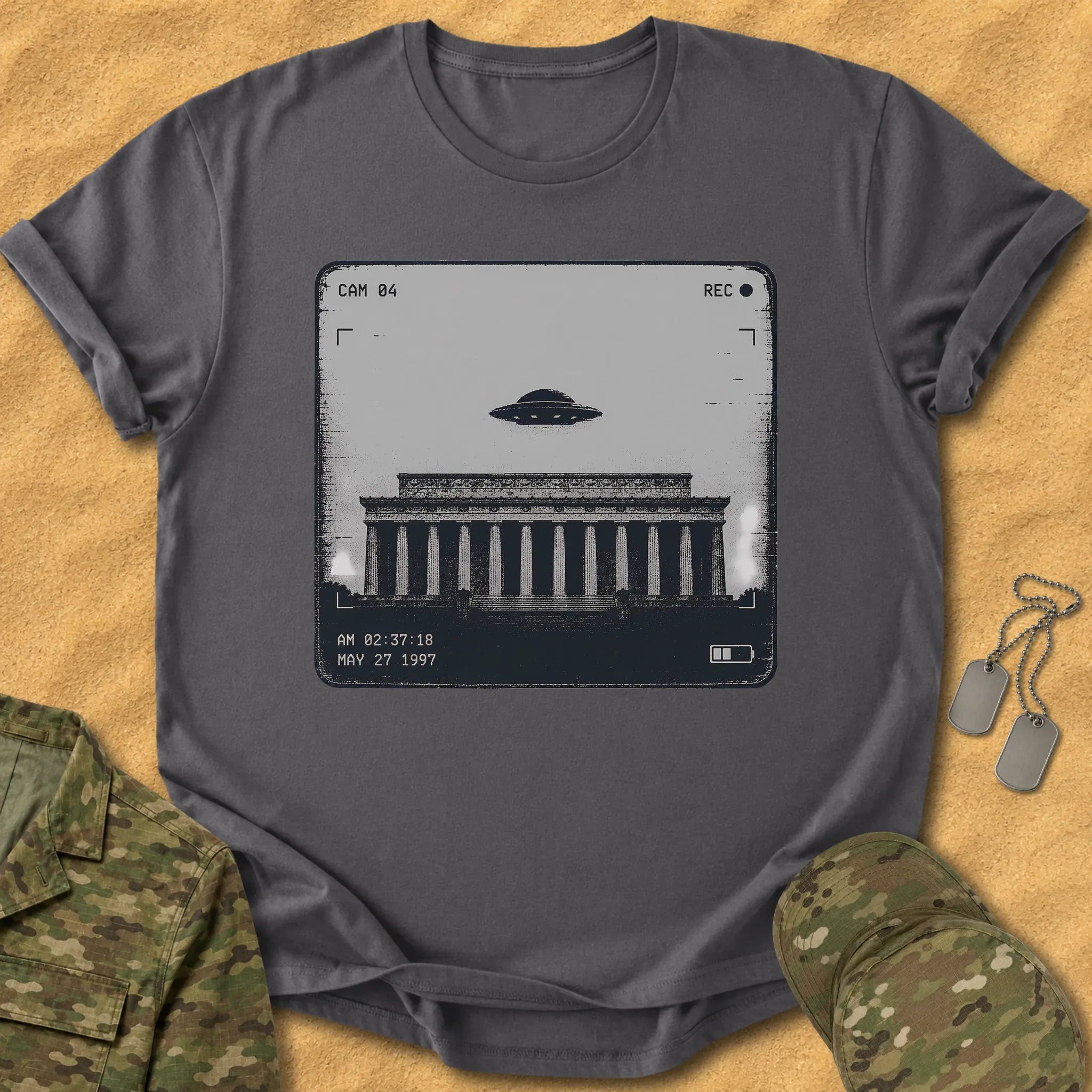 T-Shirt Lincoln Memorial Sighting T-Shirt