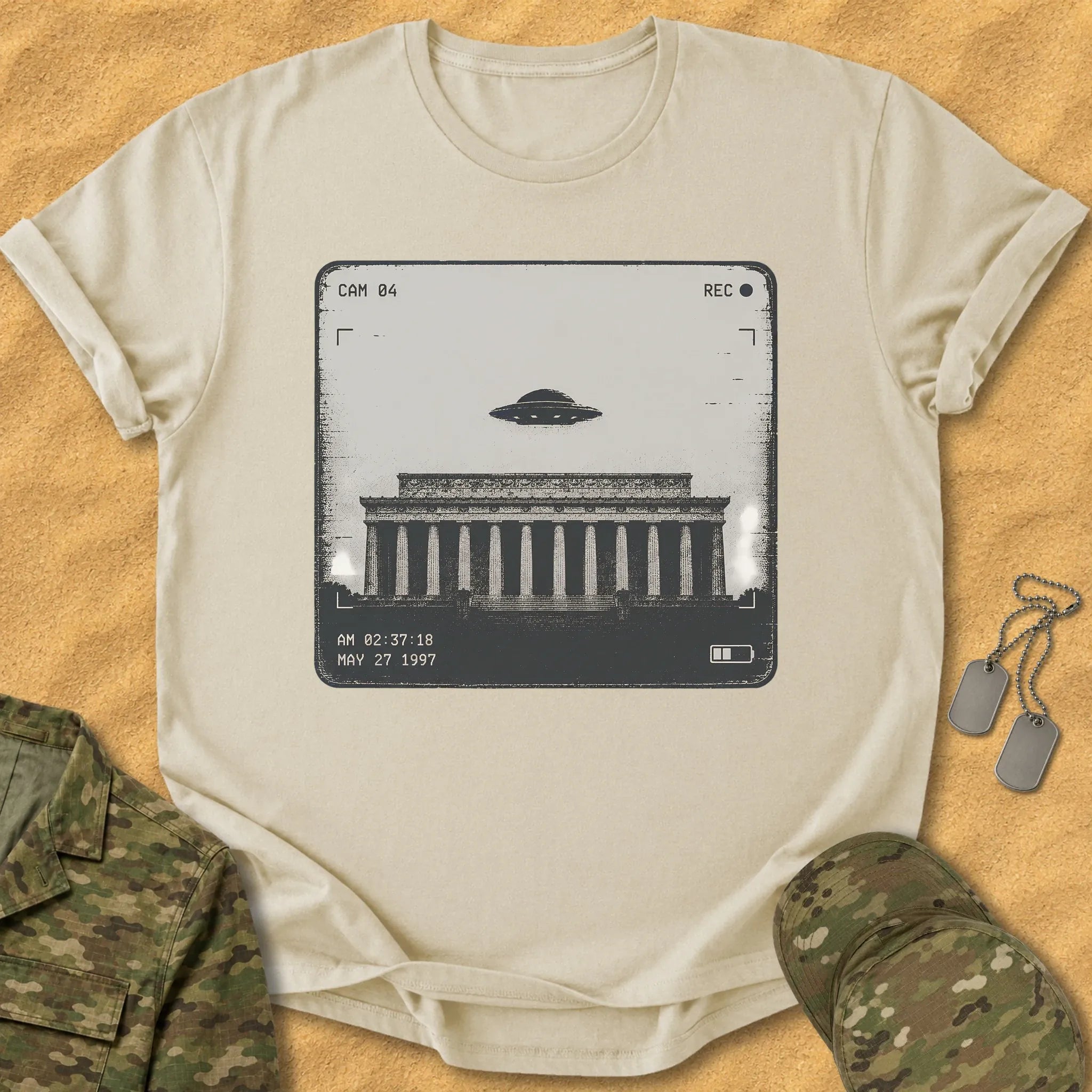 T-Shirt Lincoln Memorial Sighting T-Shirt