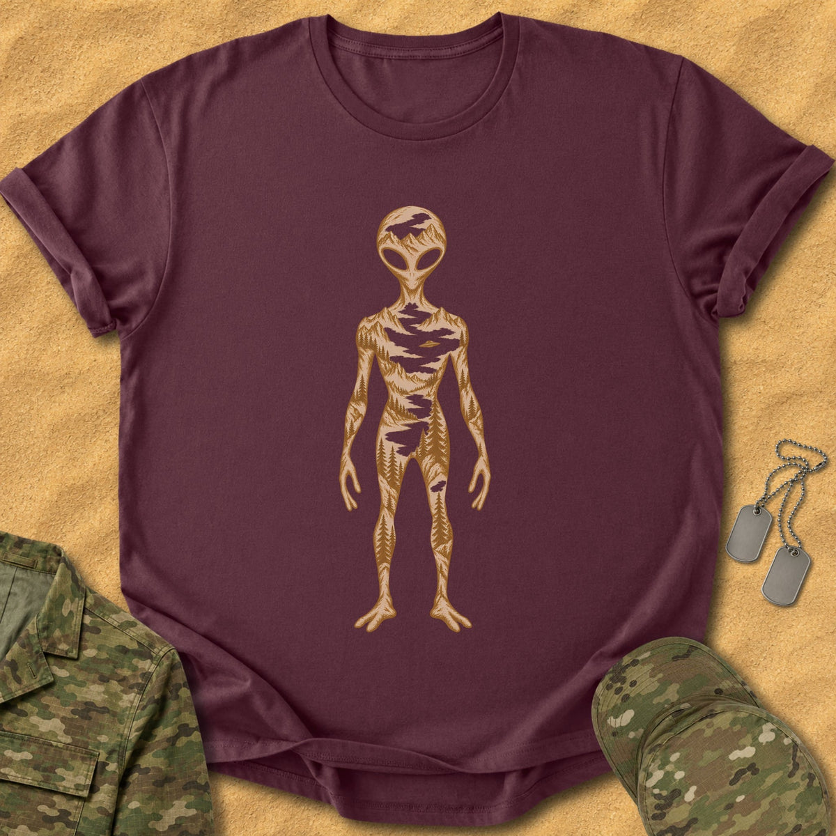 T-Shirt Standing Valley Alien T-Shirt