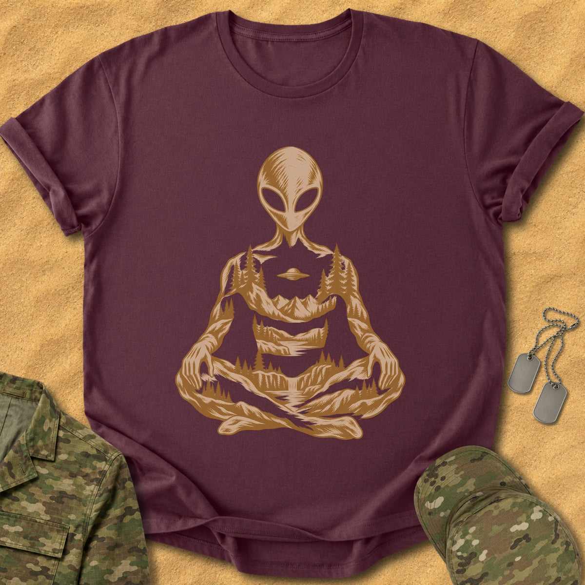 T-Shirt Seated Terrace Alien T-Shirt