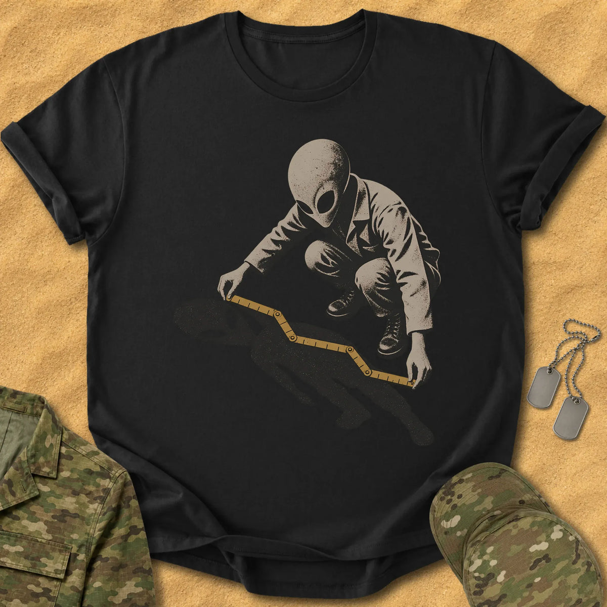 T-Shirt Measuring the Unfamiliar T-Shirt