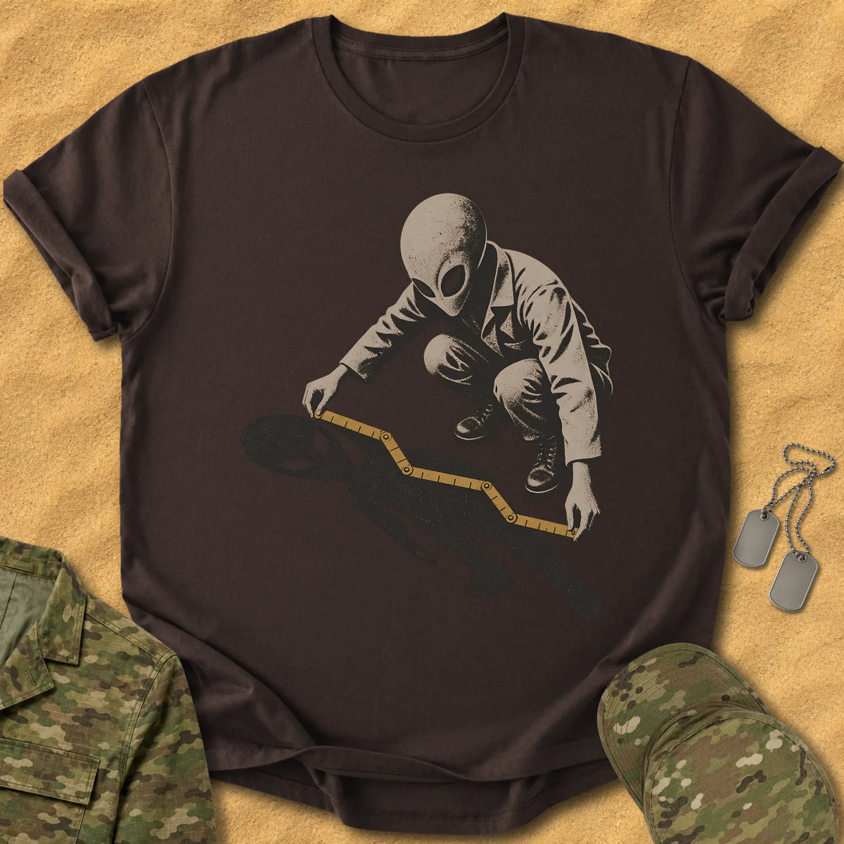 T-Shirt Measuring the Unfamiliar T-Shirt
